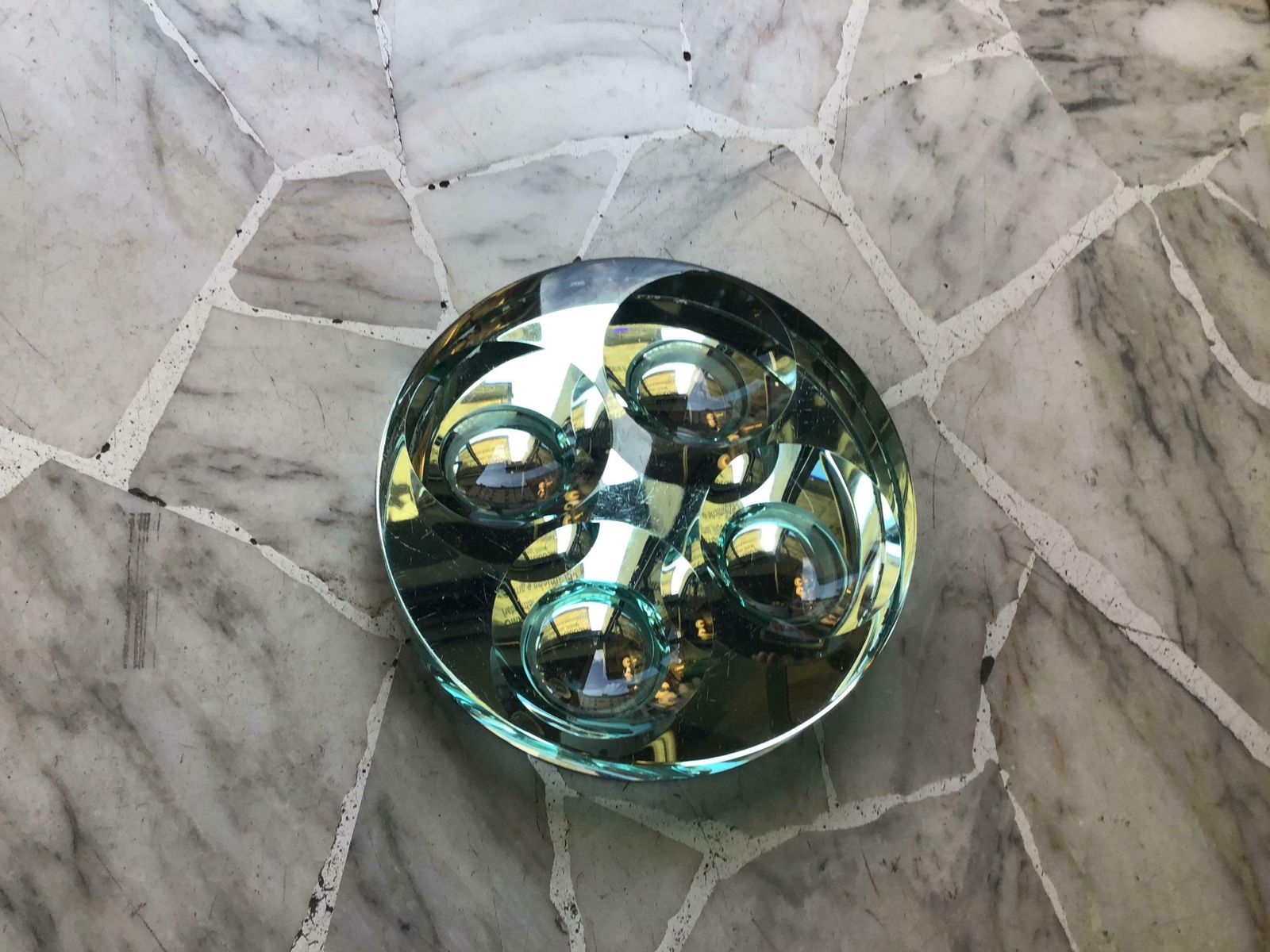 Fontana Arte Ashtray/Centrepiece/Glass, 1950, Italy photo for sale