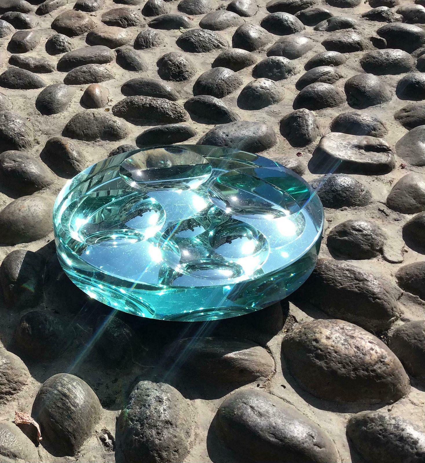 photo for sale Fontana Arte Ashtray/Centrepiece/Glass, 1950, Italy