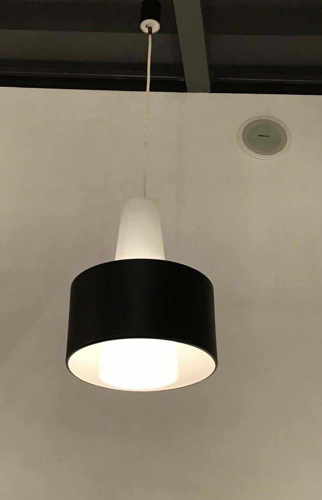 Lighting Stilnovo Chandelier Brass Opaline Glass Metal, 1950, Italy photo