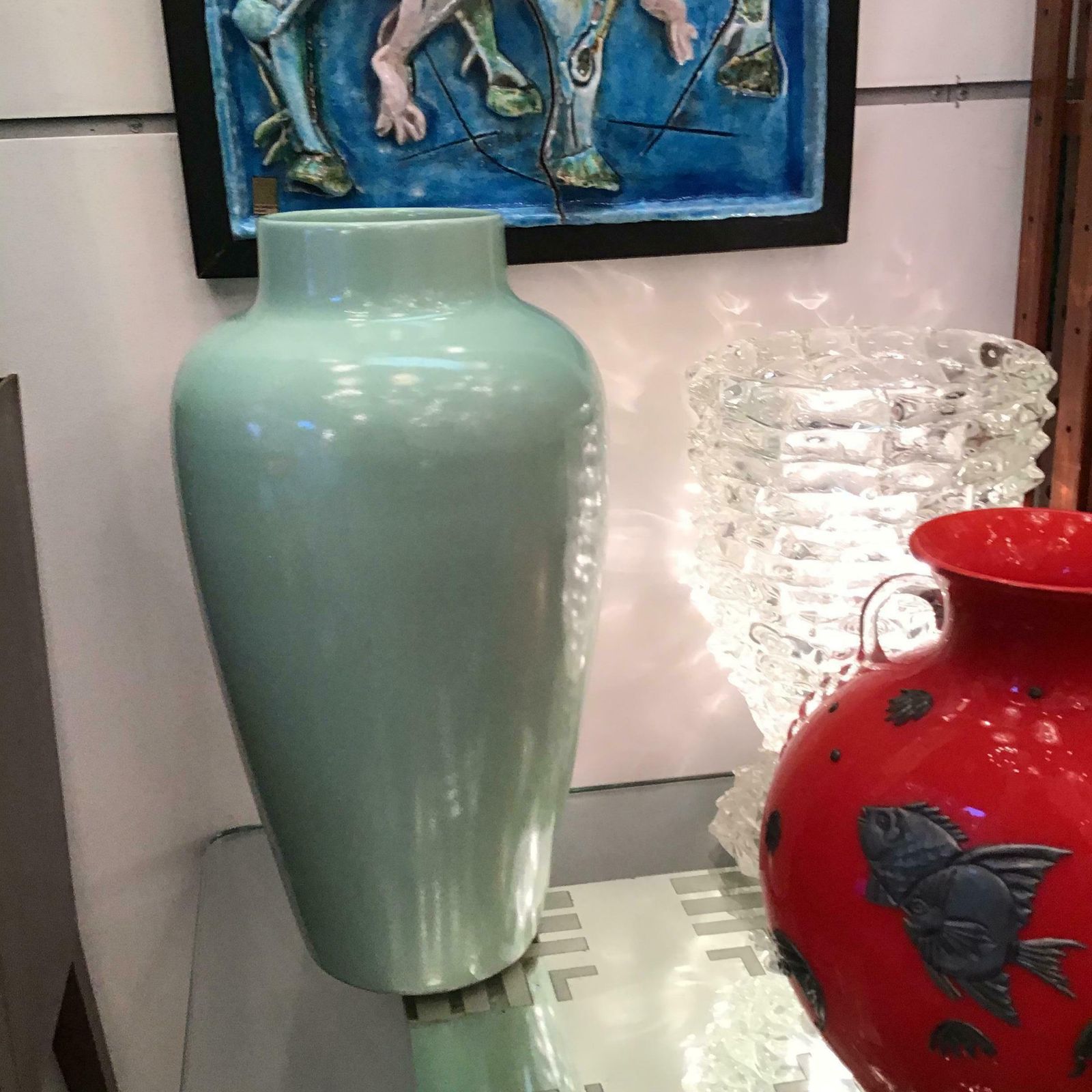 Guido Andlovitz Vase/ Umbrella Stand Ceramic 1950 Italy photo furniture