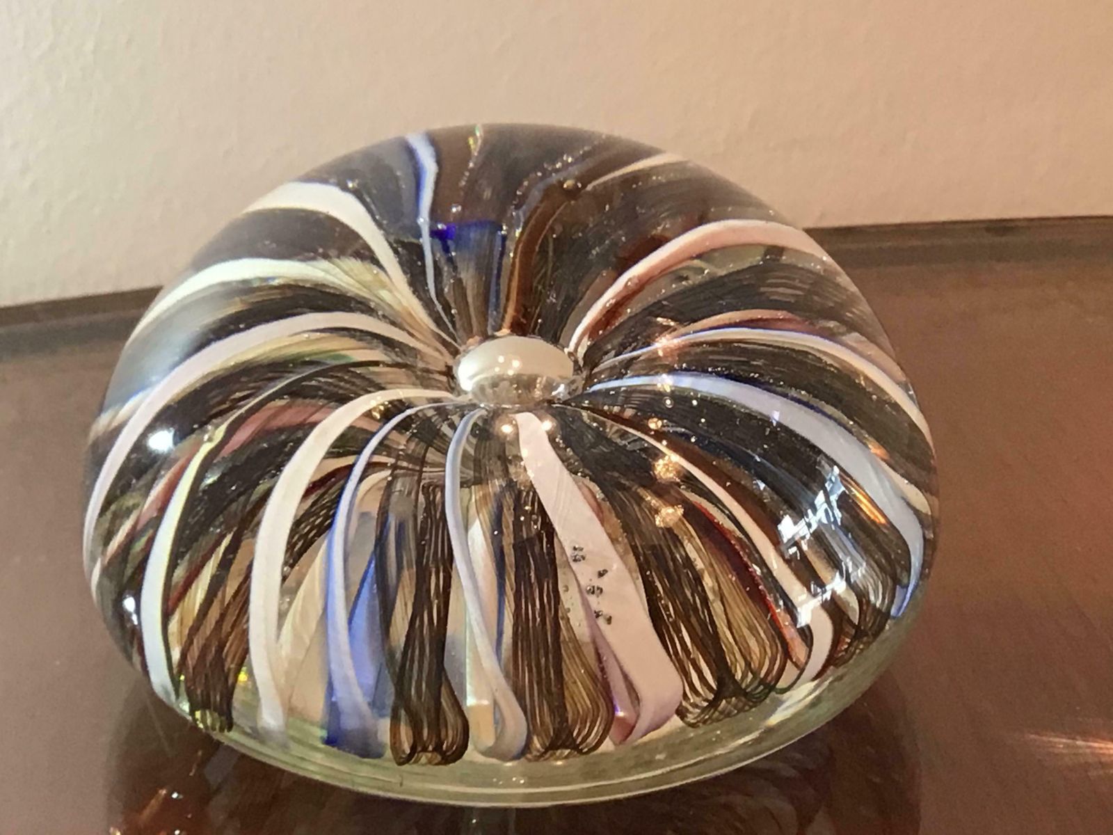 photo furniture Seguso Paperweight Seguso Murano Glass 1950 Italy