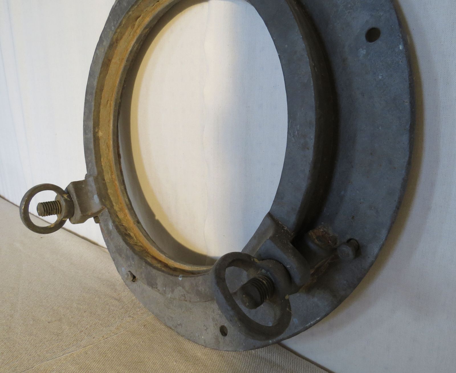 Home Fixtures Bronze Porthole Ships Window Early 20th Century. photo