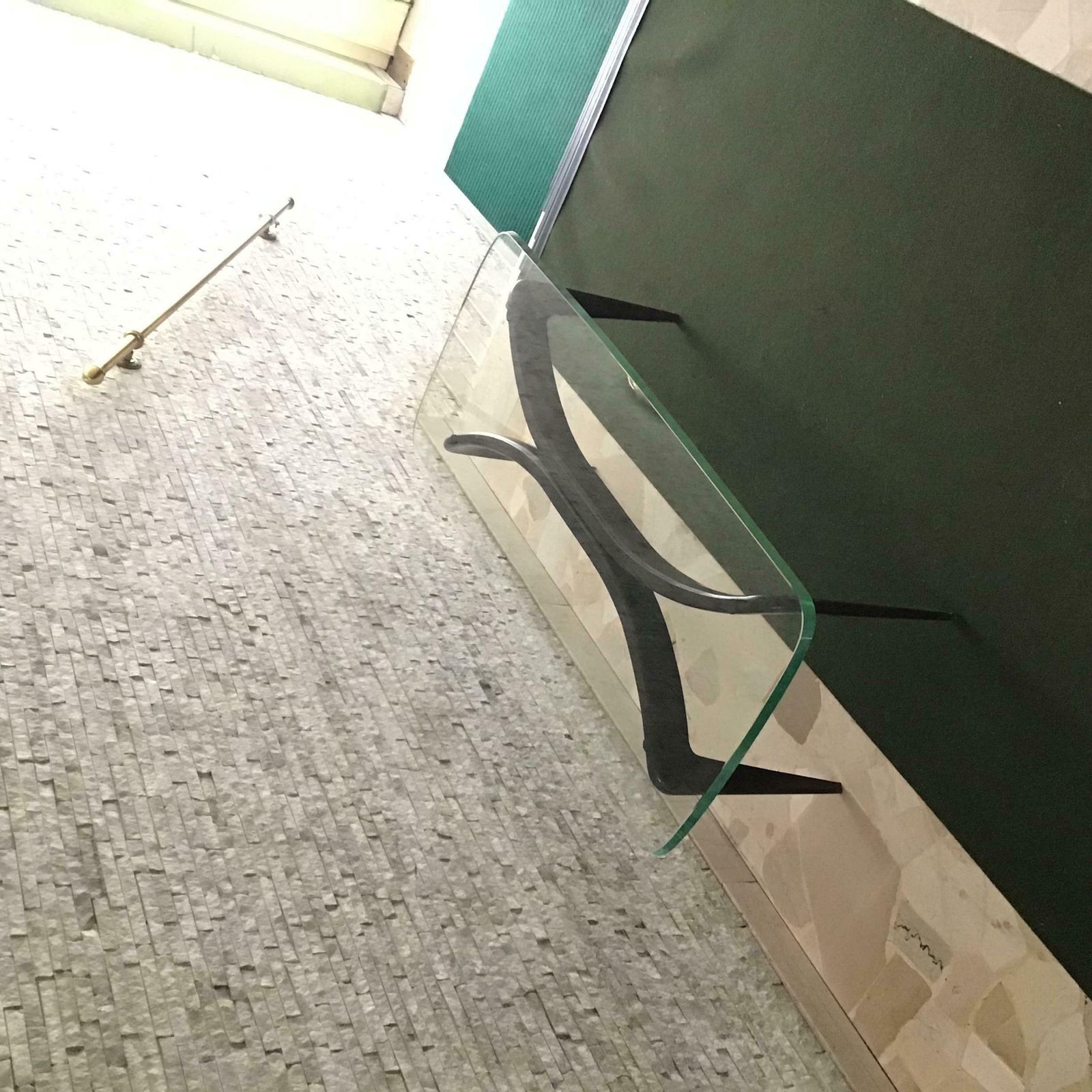 photo for sale Gio Ponti Fontana Arte Coffee Table Wood Cristal 1938 Italy