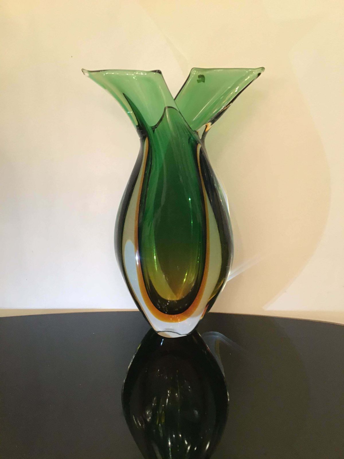 Home Decor Seguso Vase Murano Glass, 1955, Italy photo