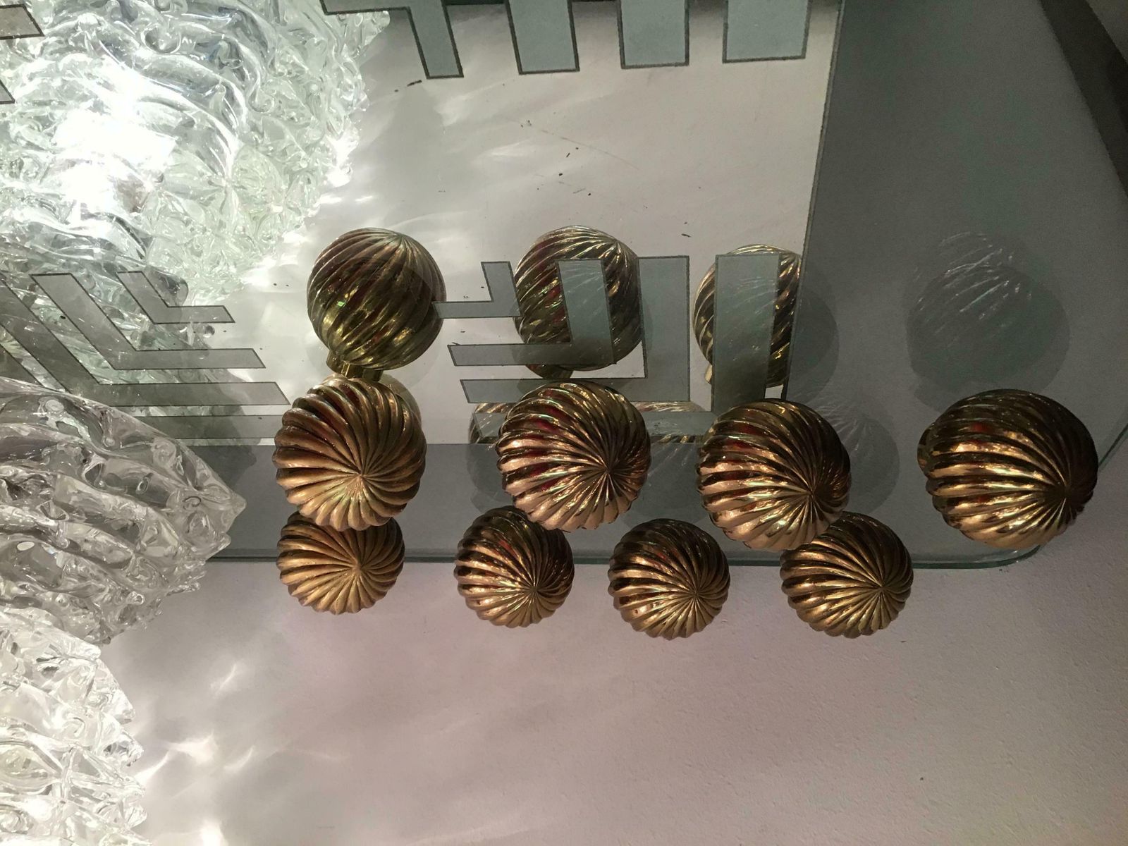 Paolo Buffa Handles Brass, 1940, Italy photo vinterior