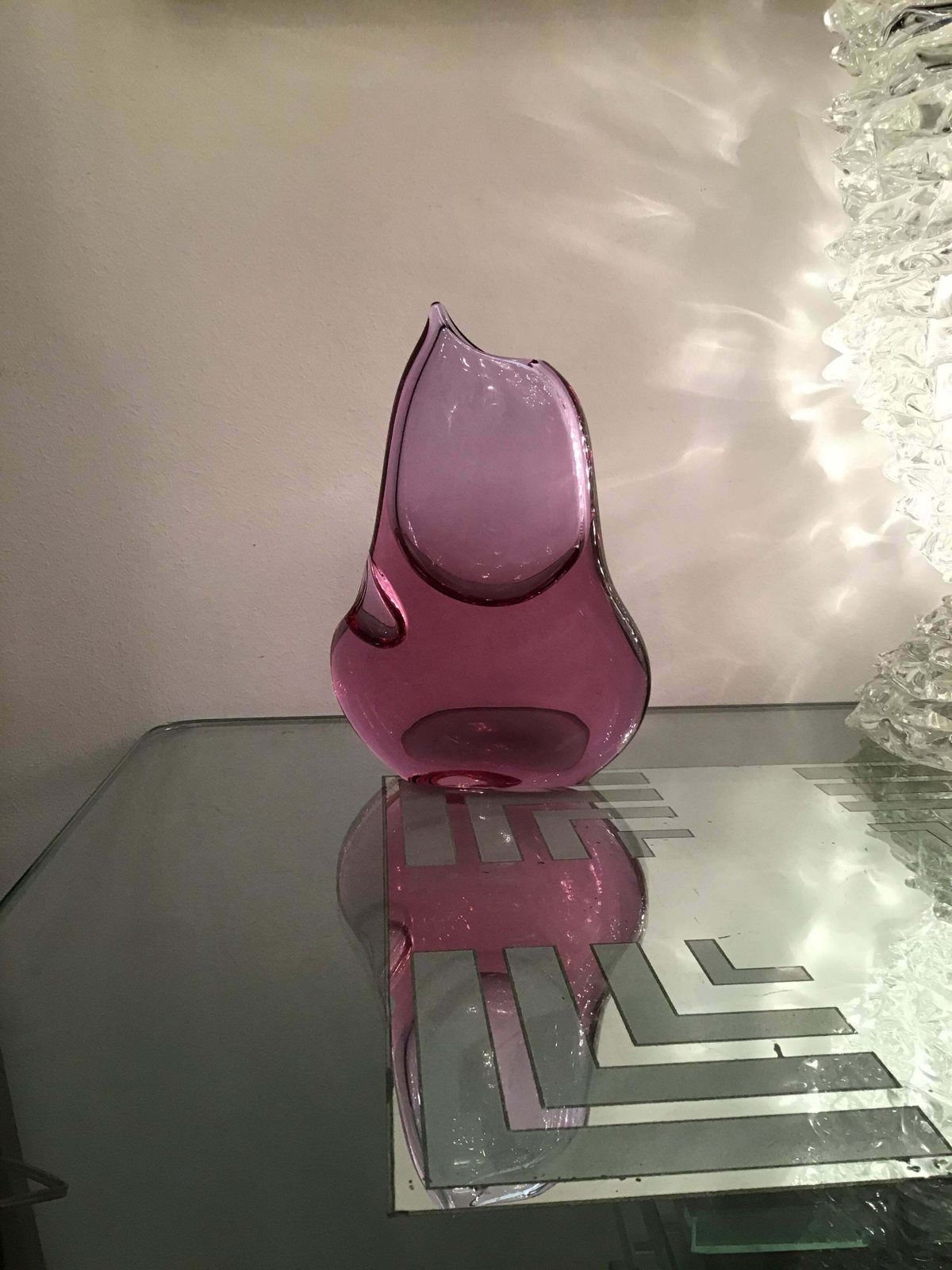 Seguso Vase Murano Glass 1950 Italy photo vinterior