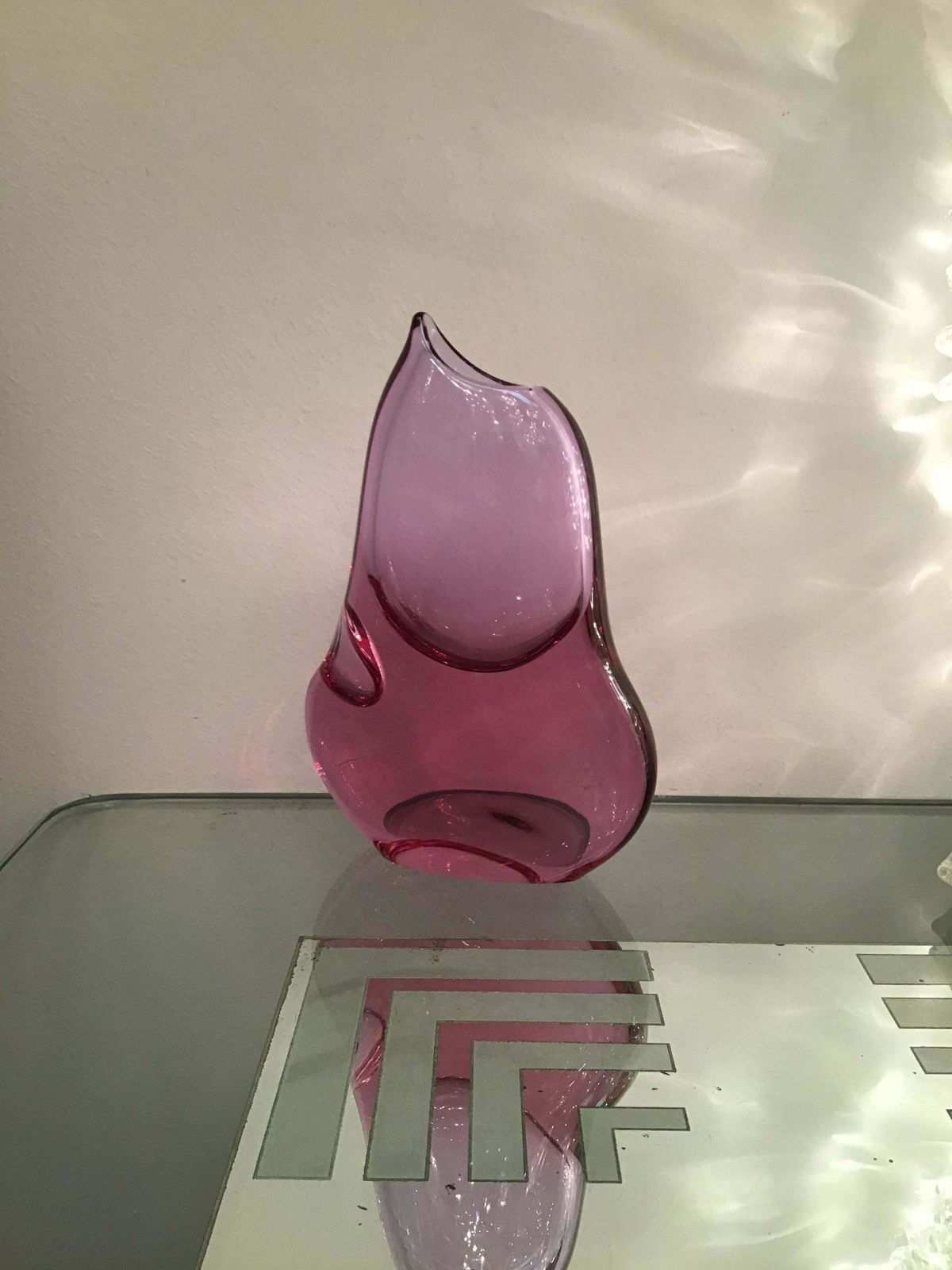 photo furniture Seguso Vase Murano Glass 1950 Italy