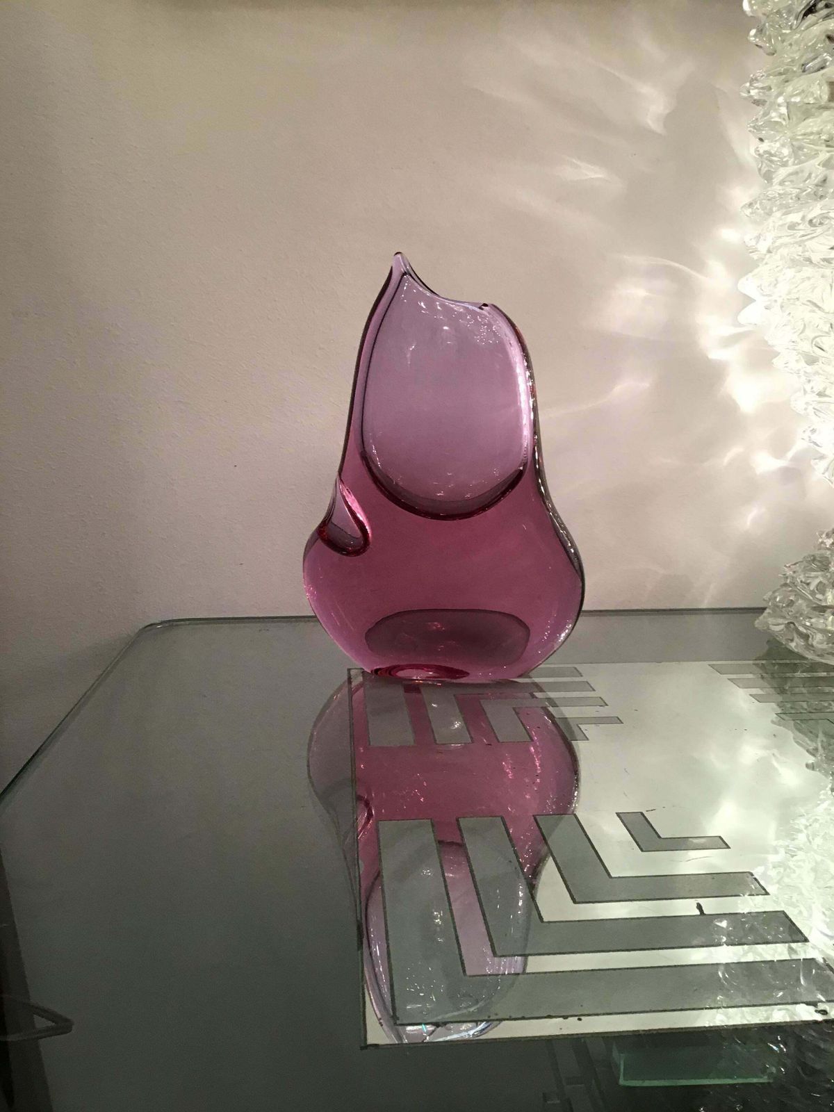 photo for sale Seguso Vase Murano Glass 1950 Italy