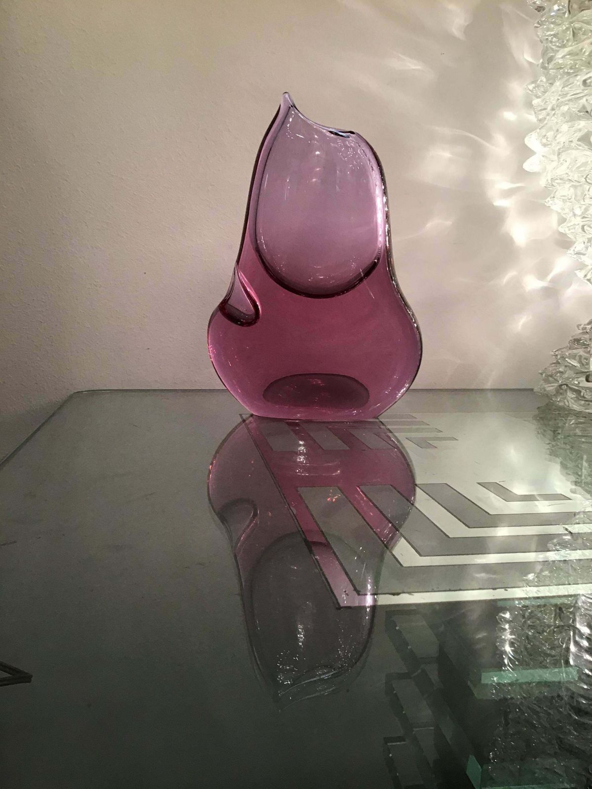 Home Decor Seguso Vase Murano Glass 1950 Italy photo