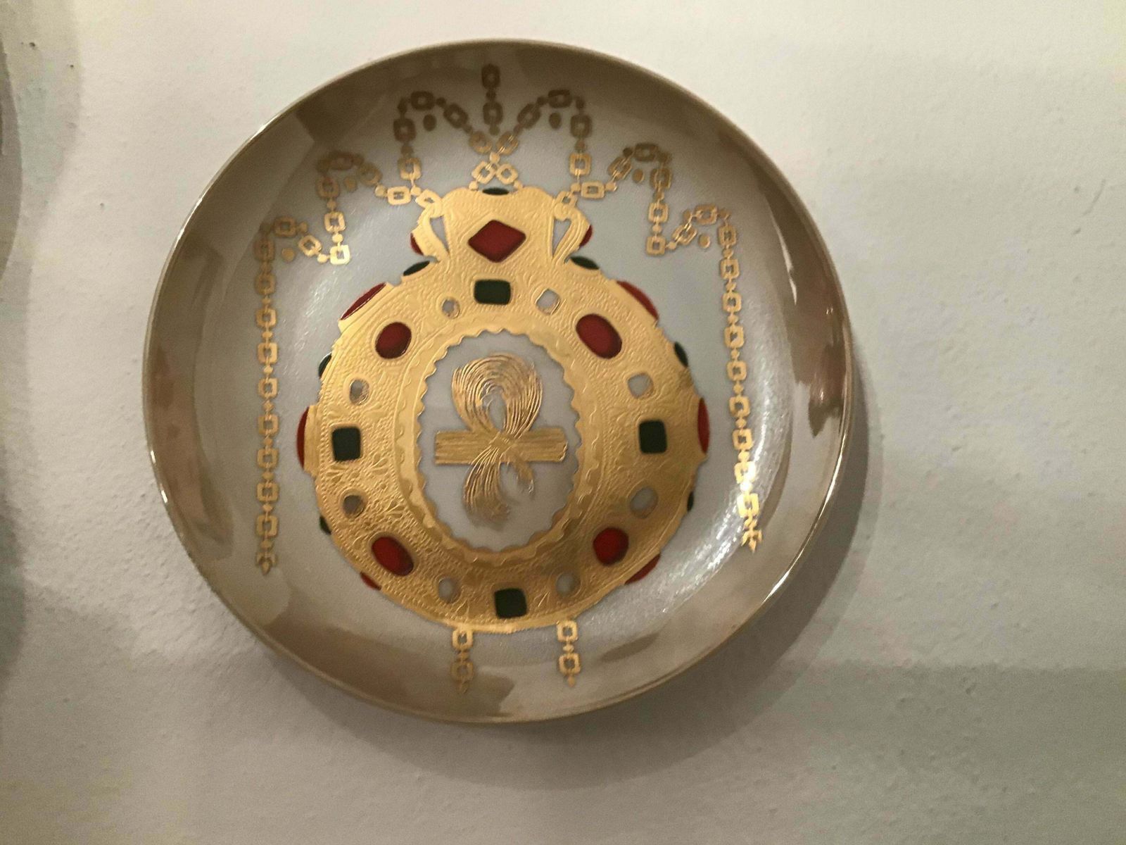photo for sale Morbelli Porcelain Wall Plate “Talismano Di Carlo Magno”, 1988, Italy