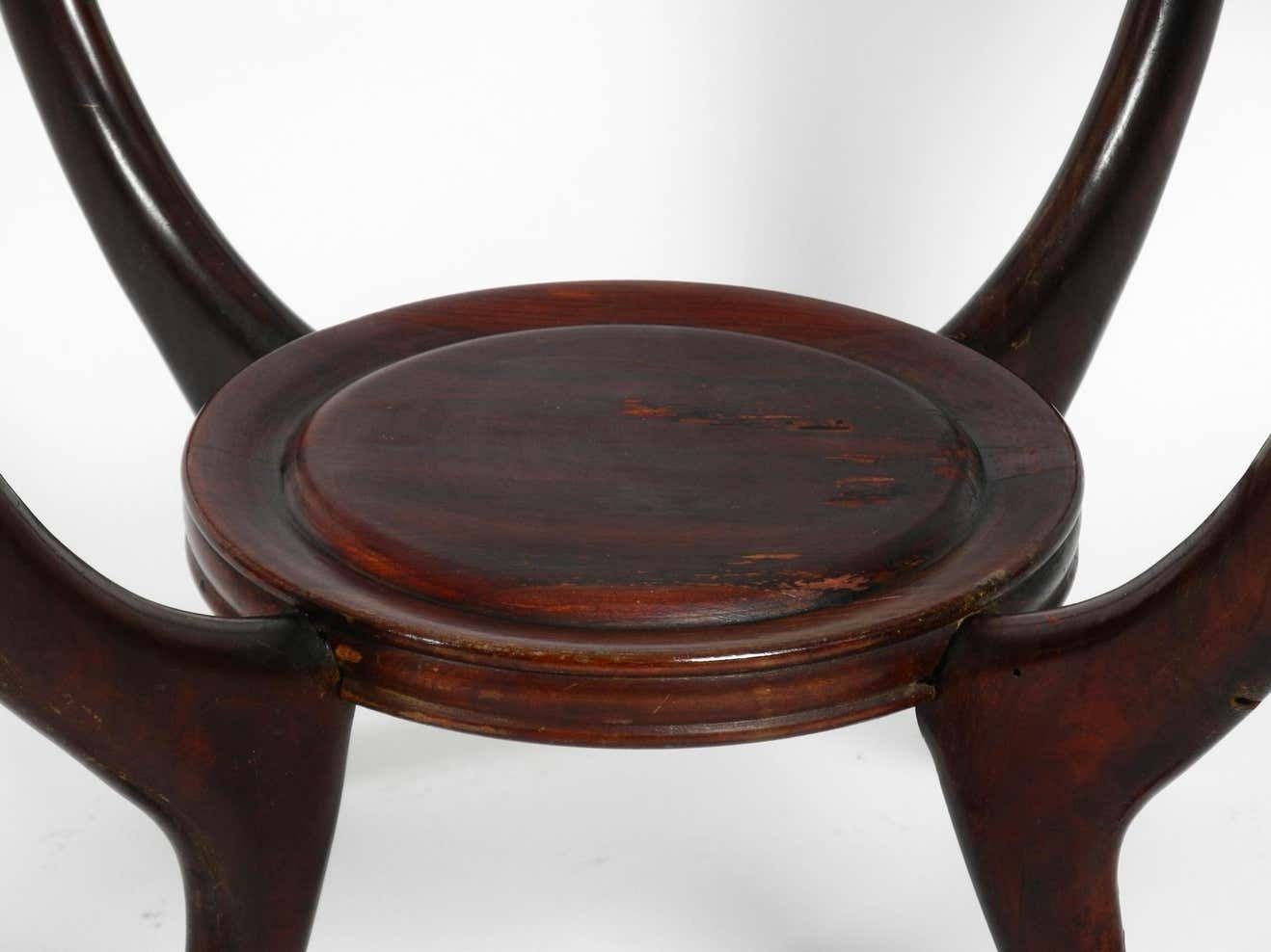 1221.0 Original Midcentury Chess And Side Table Made Of Wood And Glass From Italy photo