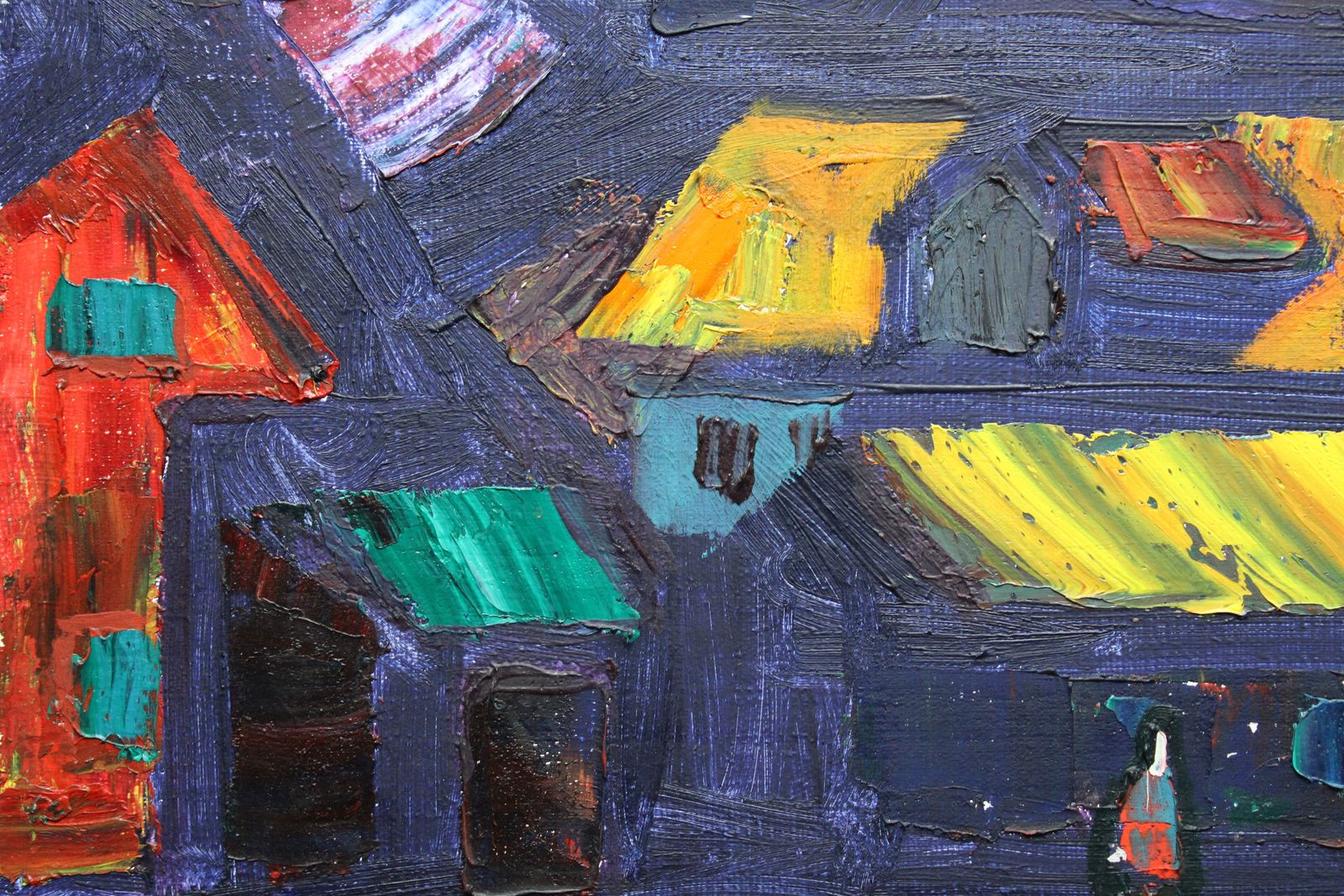 Art Valdis Bush Millennium 1976., Oil On Canvas photo