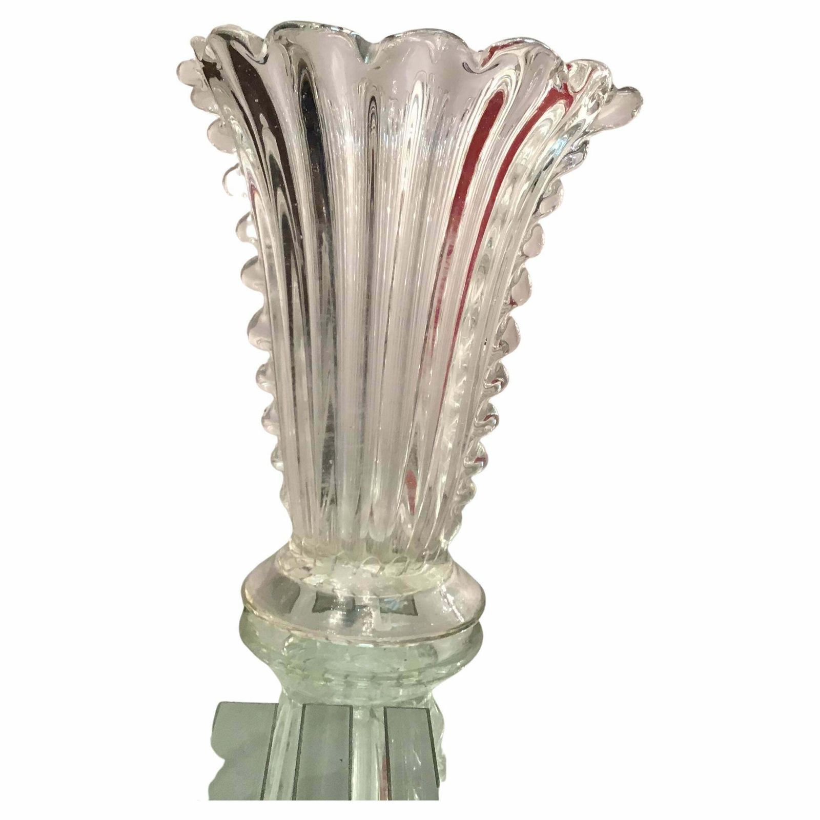 Barovier E Toso Vase Murano Glass, 1940, Italy