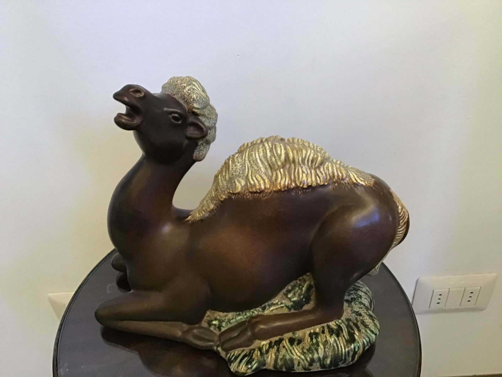 Art Richard Ginori Giovanni Gariboldi San Cristoforo Dromedary Ceramic, 1936, Italy photo