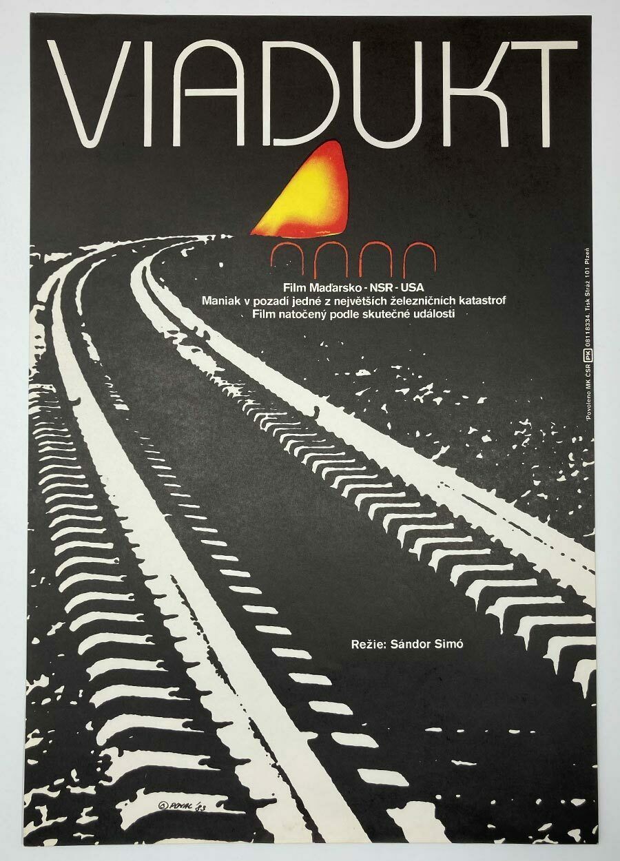 Movie Poster, The Train Killer, Petr Chalabala, 1983
