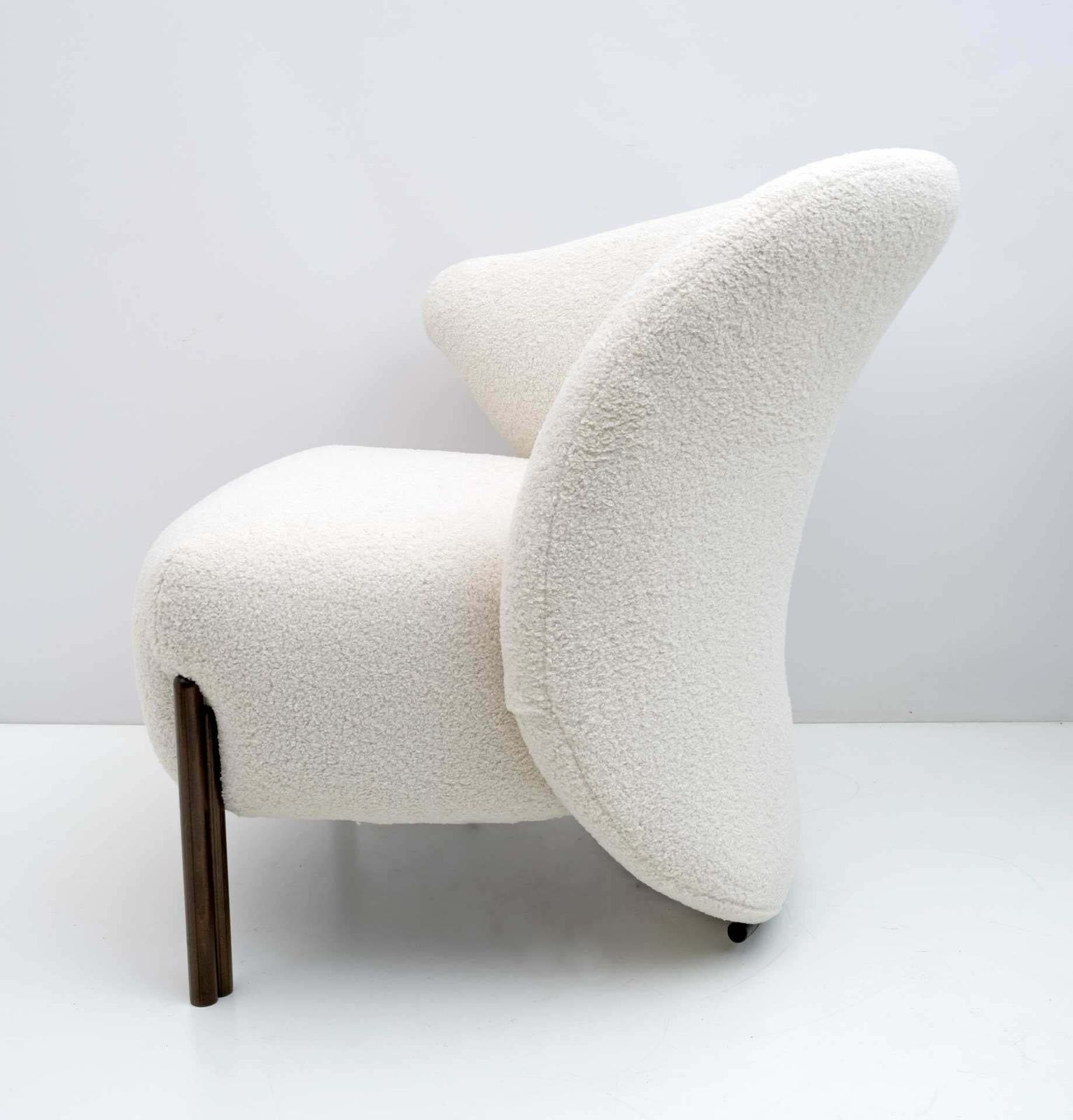 Post Modern Italian Design Bouclè Armchair, 1980s photo buy