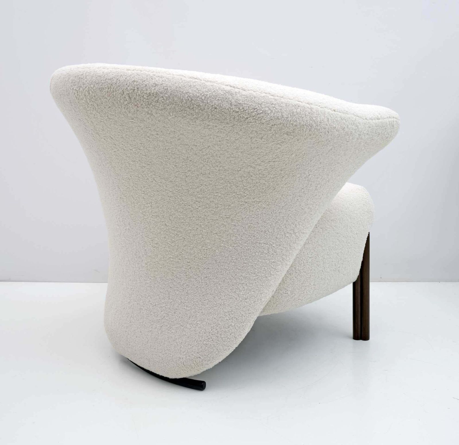 photo furniture Post Modern Italian Design Bouclè Armchair, 1980s