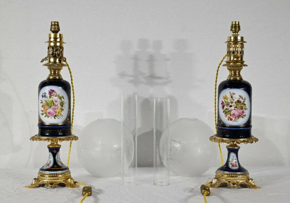 Pair Of Neuburger Lemonon Lamps   Late 19th Century photo vinterior
