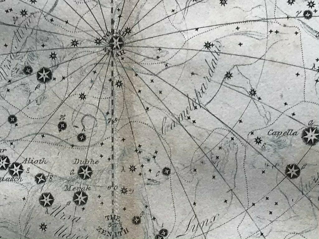Set Of Four 1855 Maps Of The Heavens By Dower. photo furniture