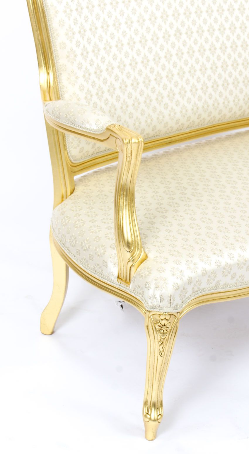 photo vinterior Superb Bespoke Louis Revival Giltwood Sofa Suite
