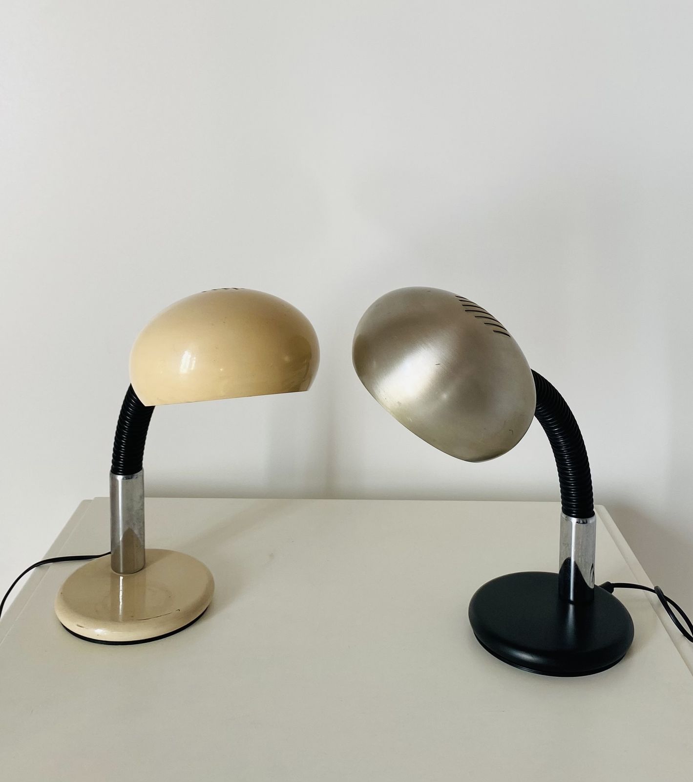 1970s Table Lamps, Set Of Two, Gammalux, Italy photo furniture