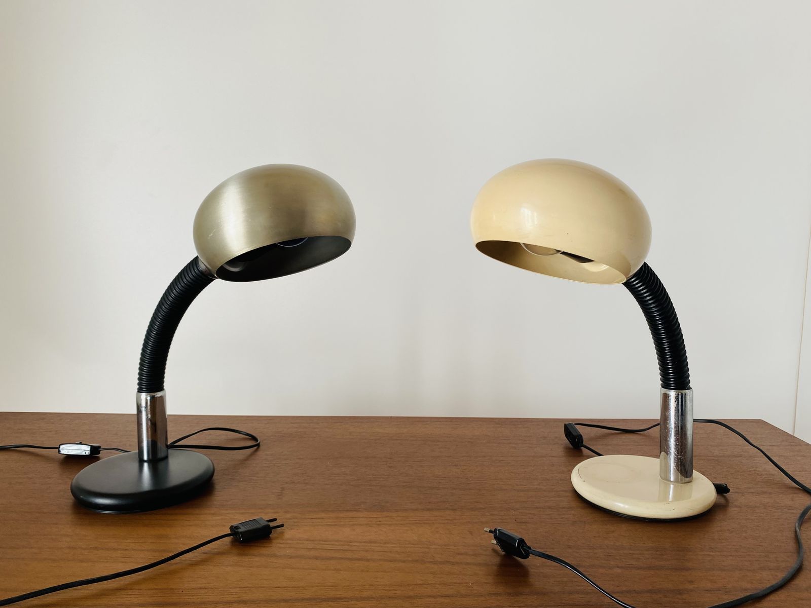 1970s Table Lamps, Set Of Two, Gammalux, Italy photo for sale