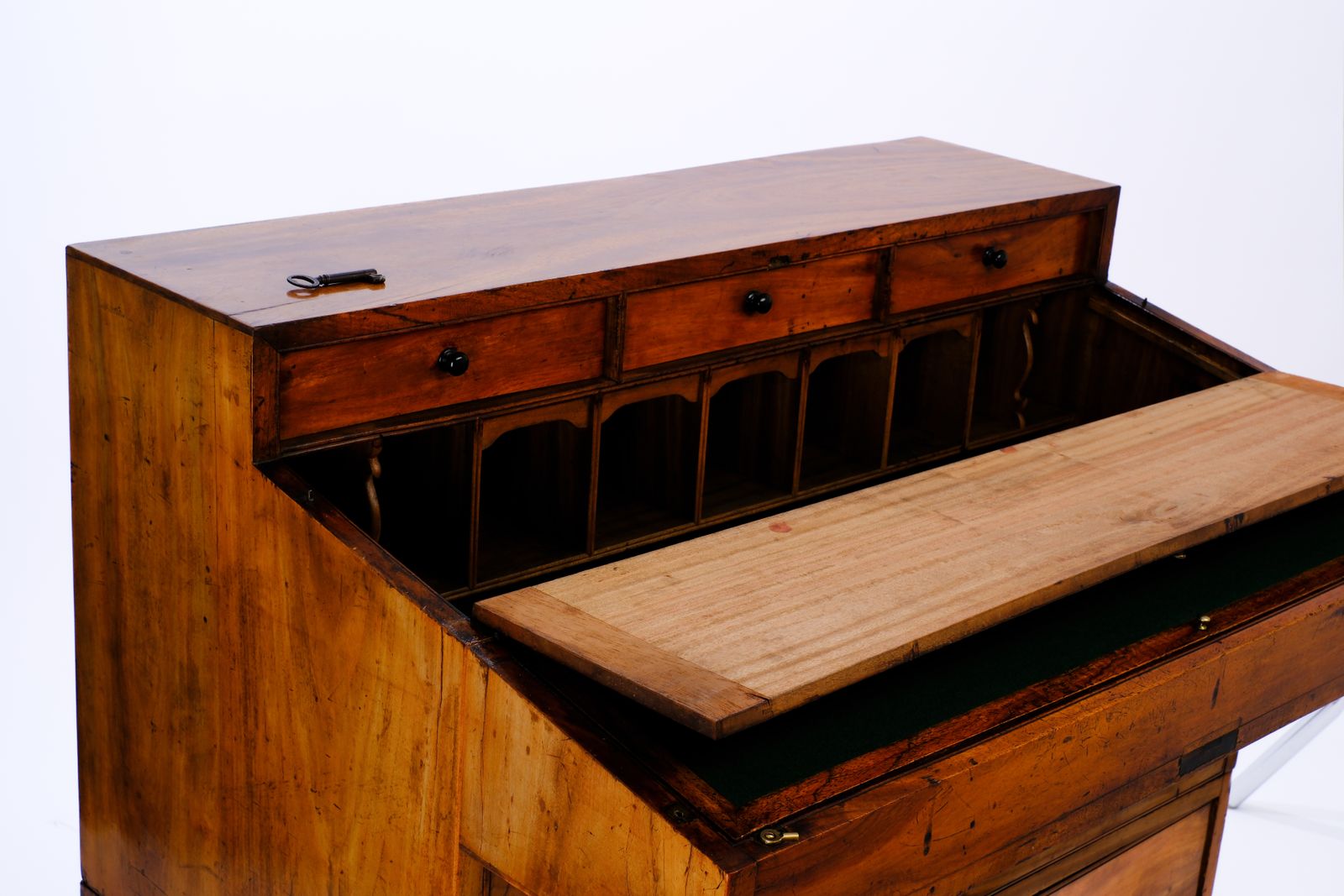 Early C19th Chinese Camphor Wood Secretaire Campaign Chest photo furniture