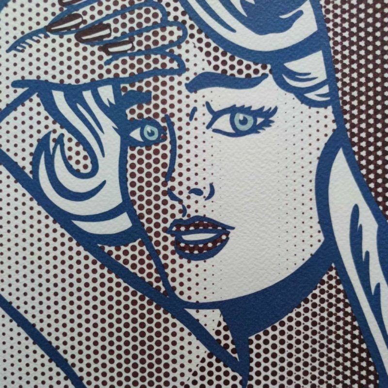 After Roy Lichtenstein, Untitled, Silkscreen On Arches Paper, 1990s photo furniture
