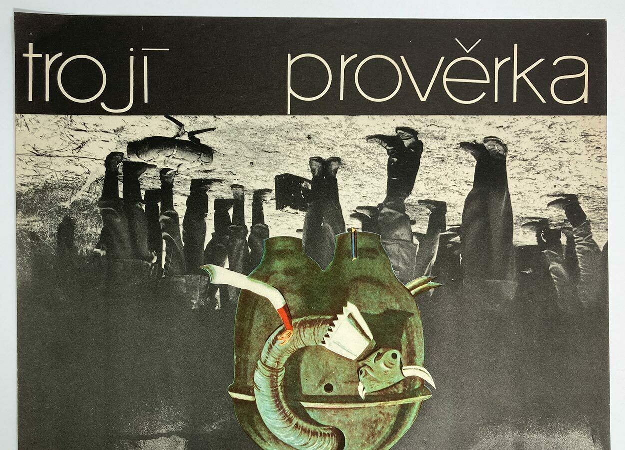 Movie Poster, Triple Check, Olga Poláčková Vyleťalová, 1970 photo furniture