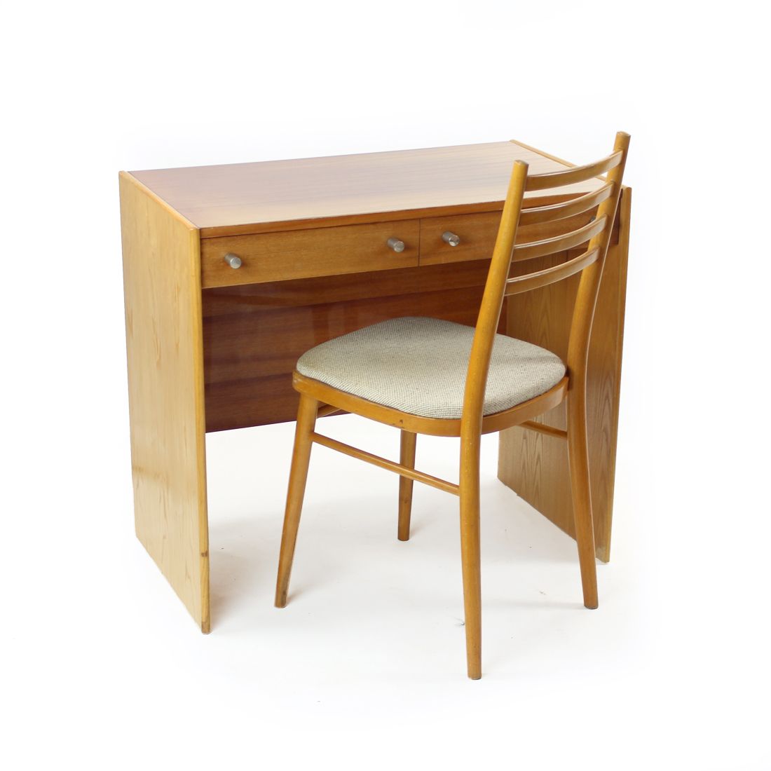 320.0 Lady’s Desk Or Vanity In Mahogany By Up Zavody, Czechoslovakia 1970s photo
