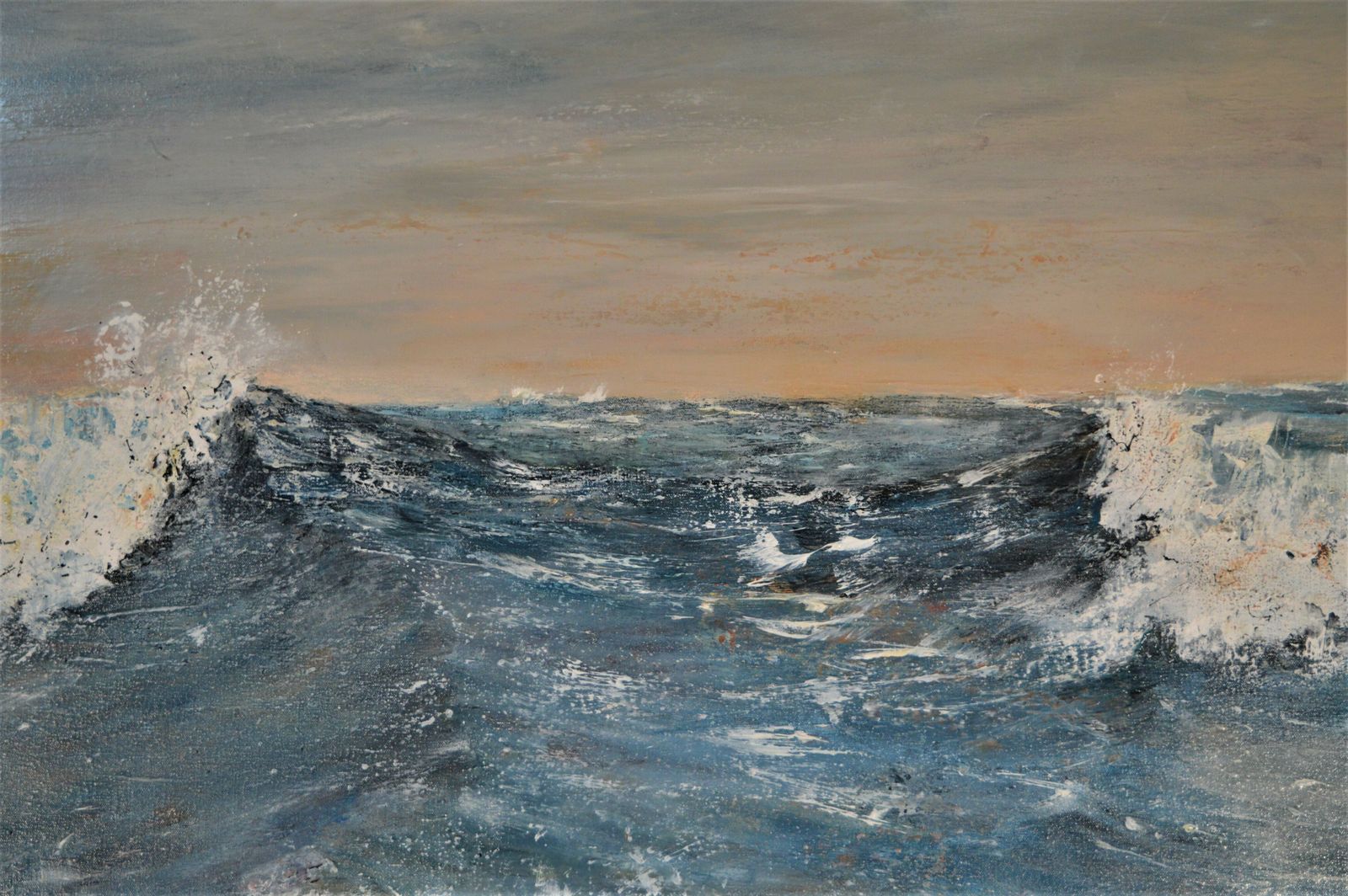 Western Promise. Large Seascape Painting By Penny Rumble photo for sale