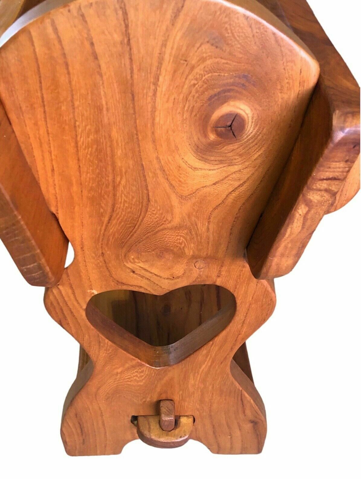 Handsome Vintage Elm Plant Trough / Plant Stand photo for sale