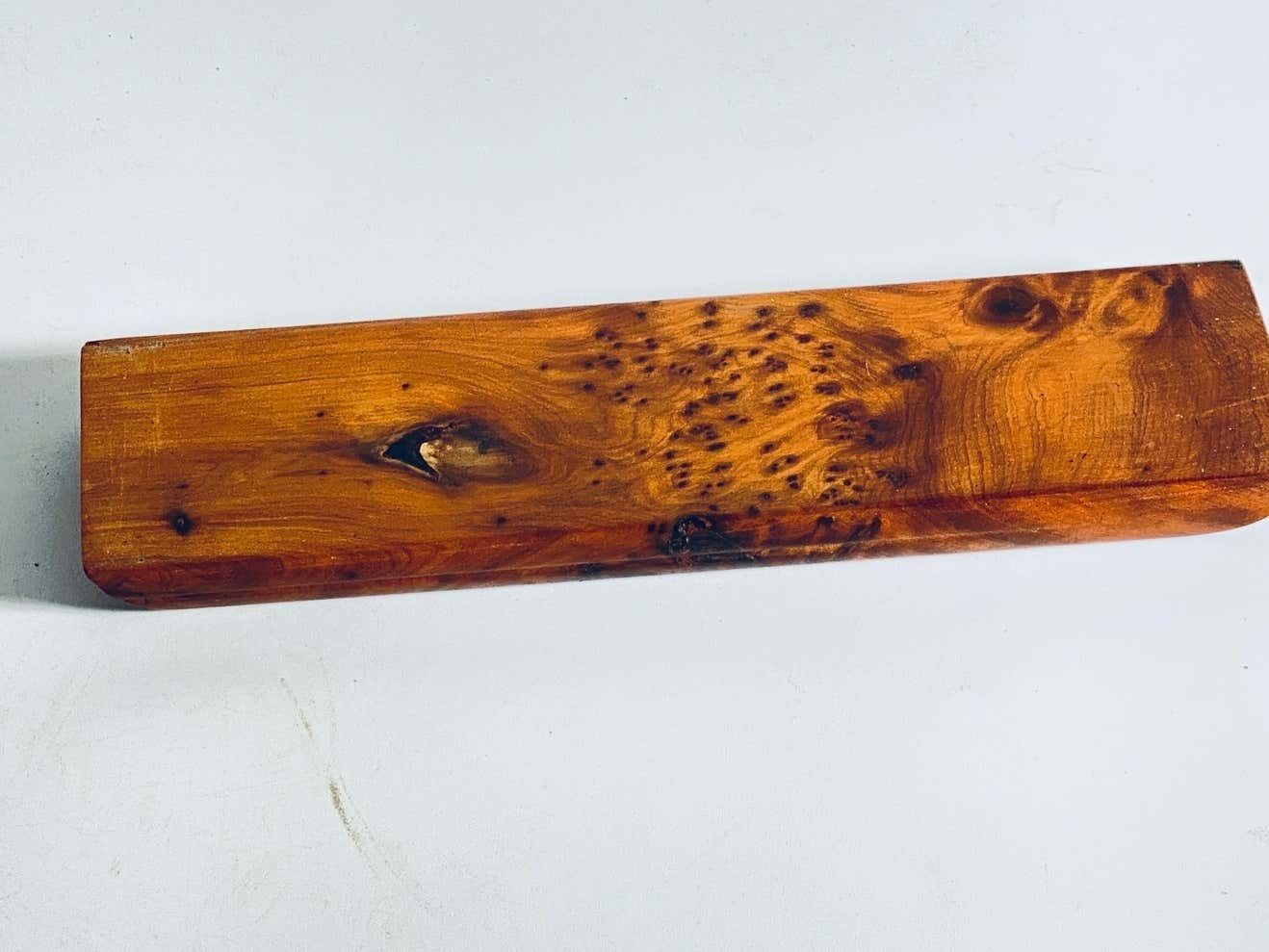Wood Pen Holder, Brown Color, France, 1970 photo for sale