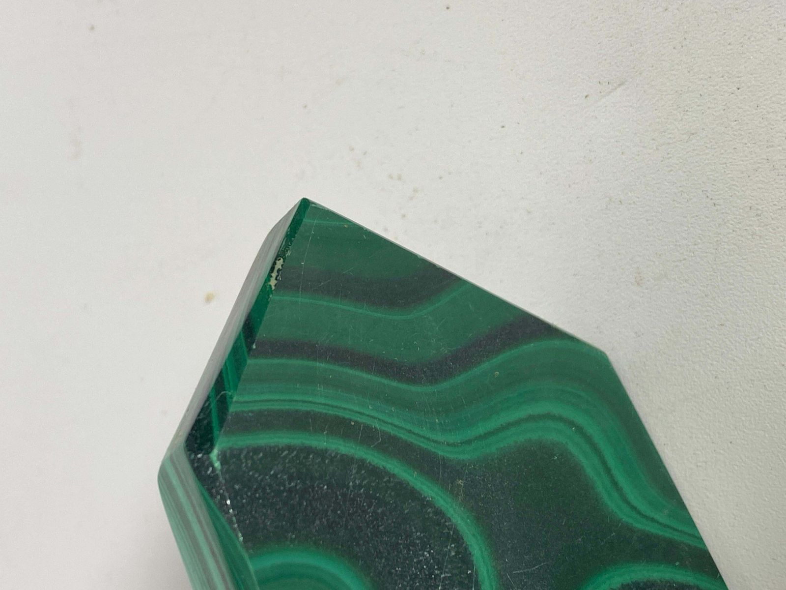 Malachite Pen Holder, Green Colour, France, 1960 photo for sale