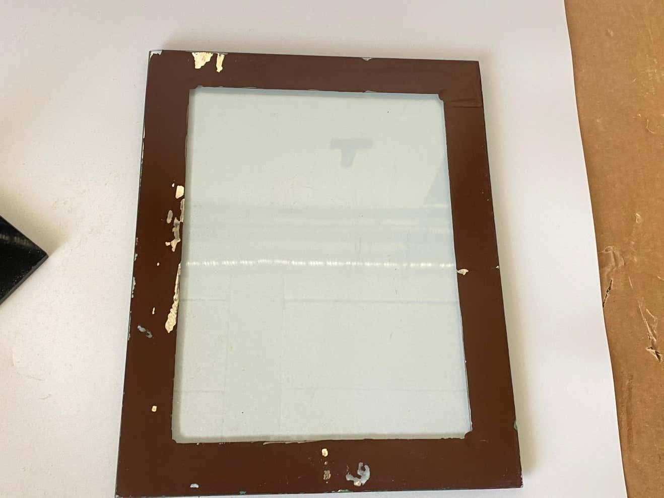 Art Deco Picture Frame Back Bakelite And Bevelded Mirror, France Circa 1935 photo Home Decor