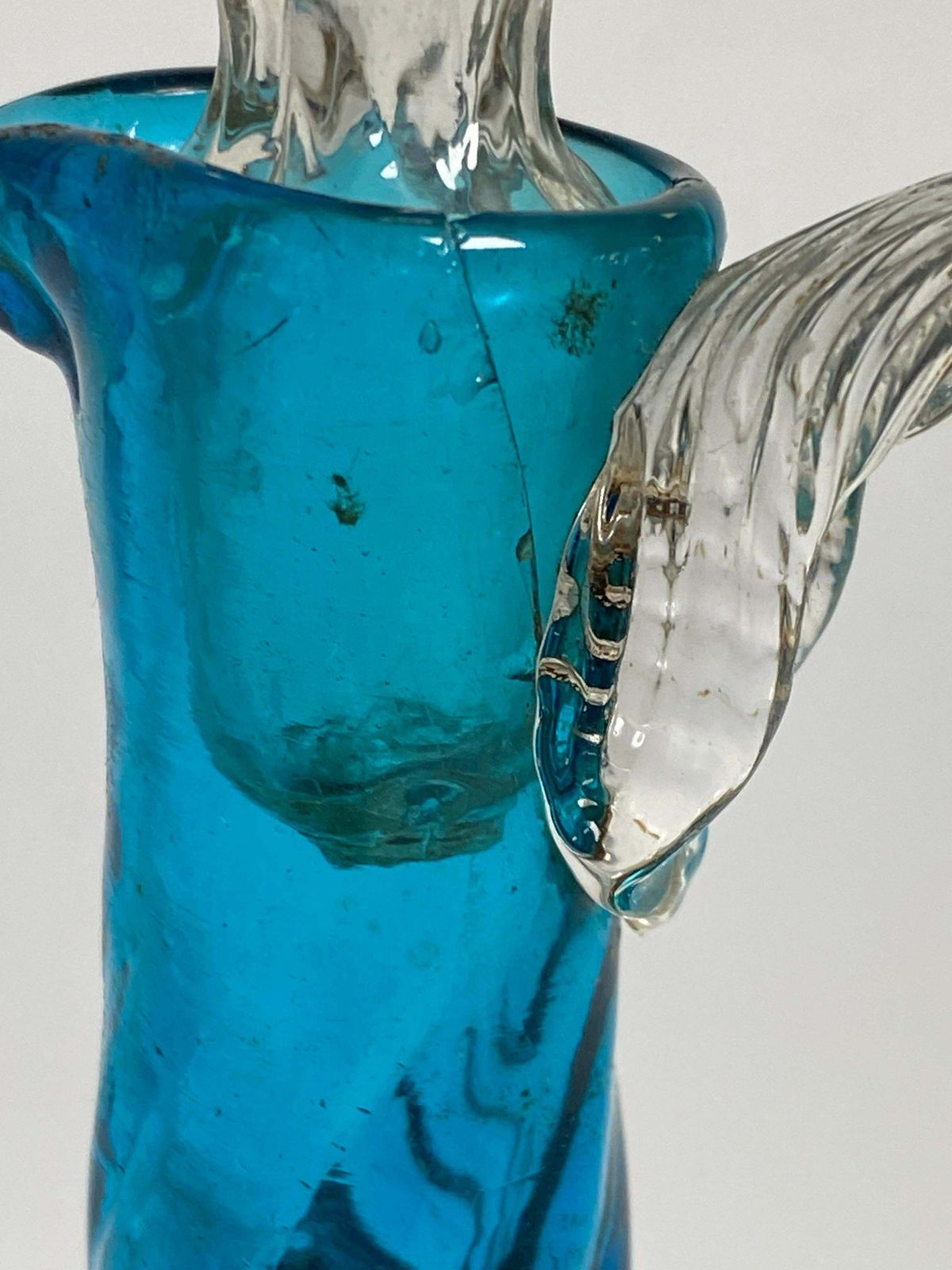 Italian Vase With A Lid, Blue  Green Colour, Italy 1960 photo buy