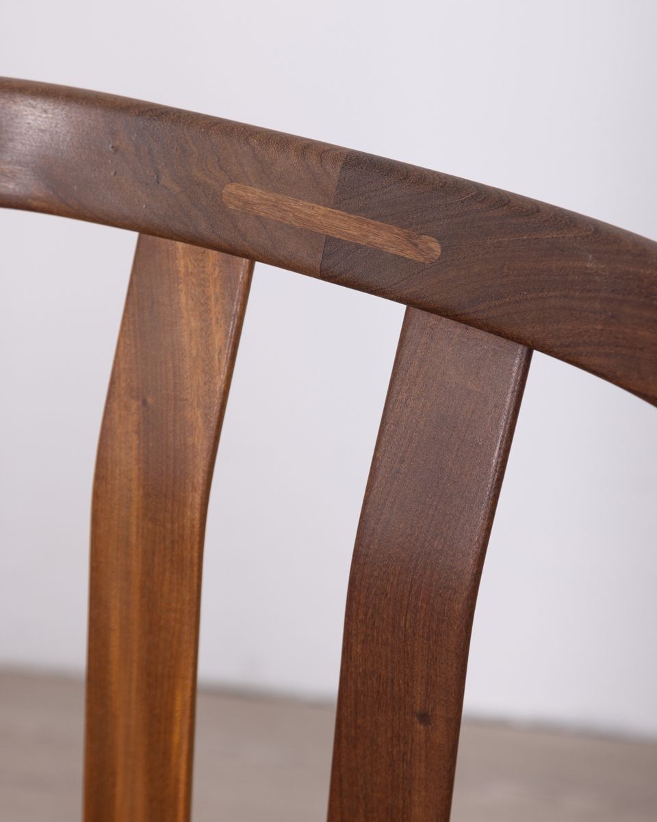 Pair Of Teak Wood And Leather Chairs – Danish Design photo Furniture