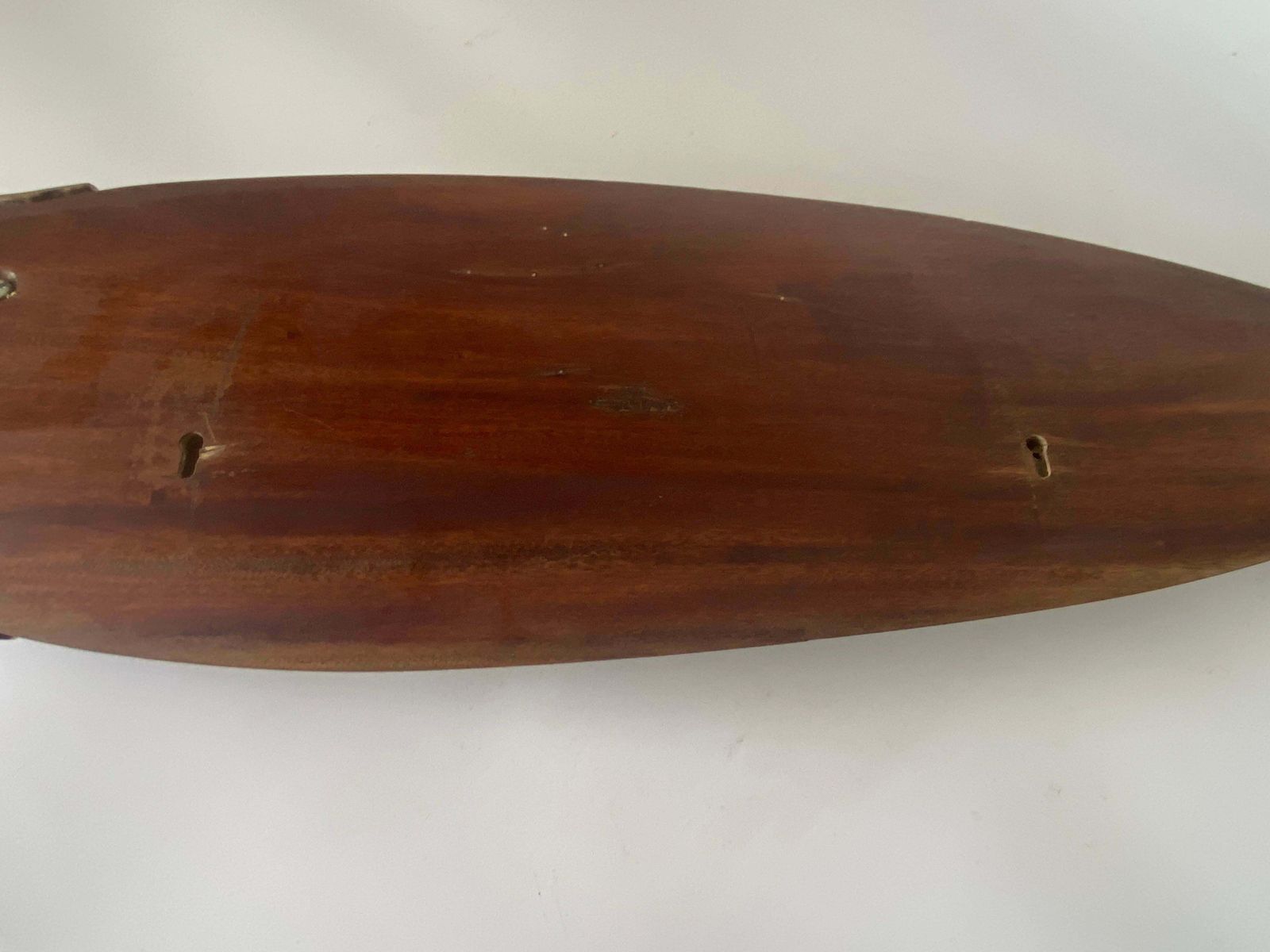 Cutting Board Or Wooden Chopping Old Patina, Brown Colour, French 20th Century photo vinterior