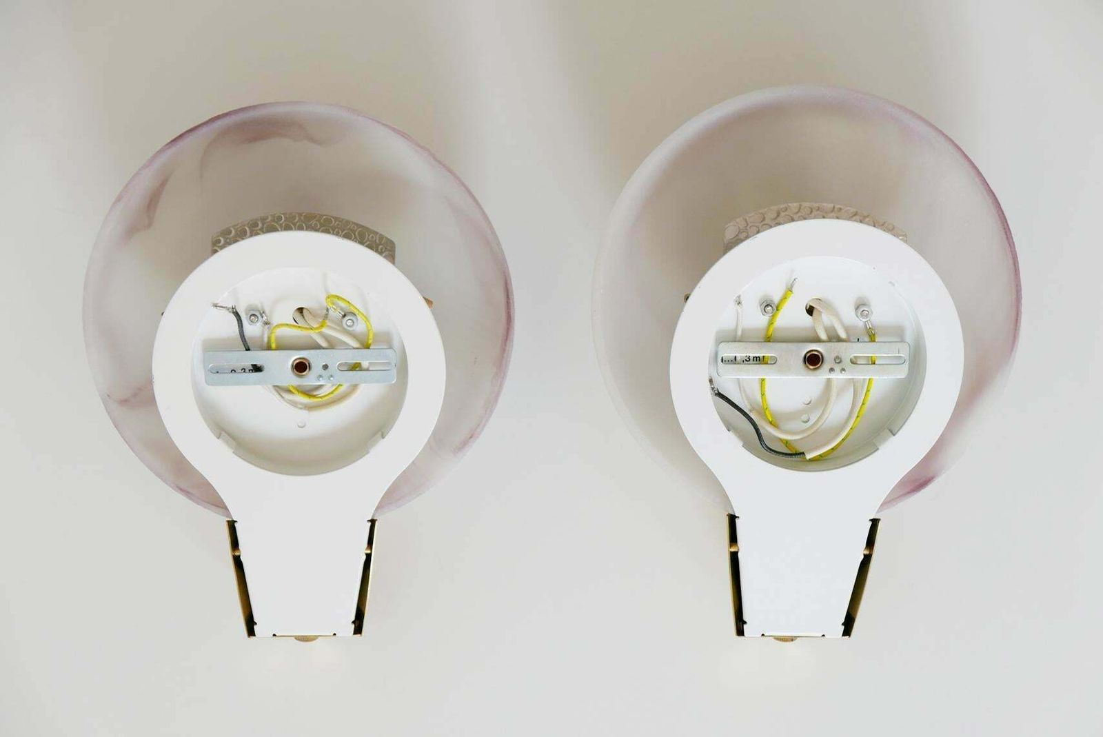 photo furniture Set Of Two Elegant Modernist Wall Lamps Or Sconces By J.T. Kalmar, 1980s Austria