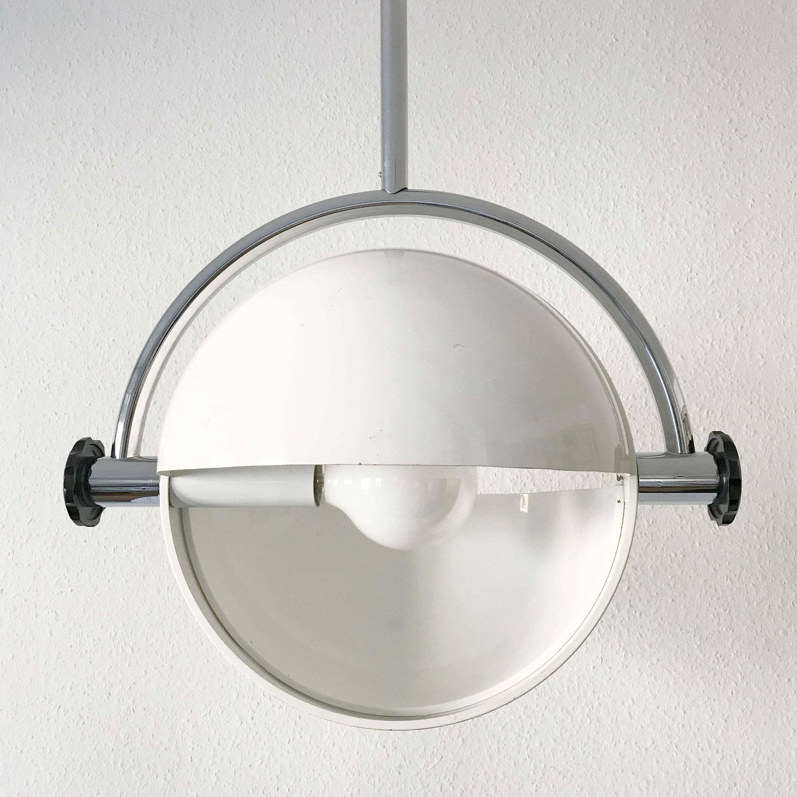 Large & Exceptional Mid Century Modern Pendant Lamp Or Hanging Light Italy 1970s photo furniture