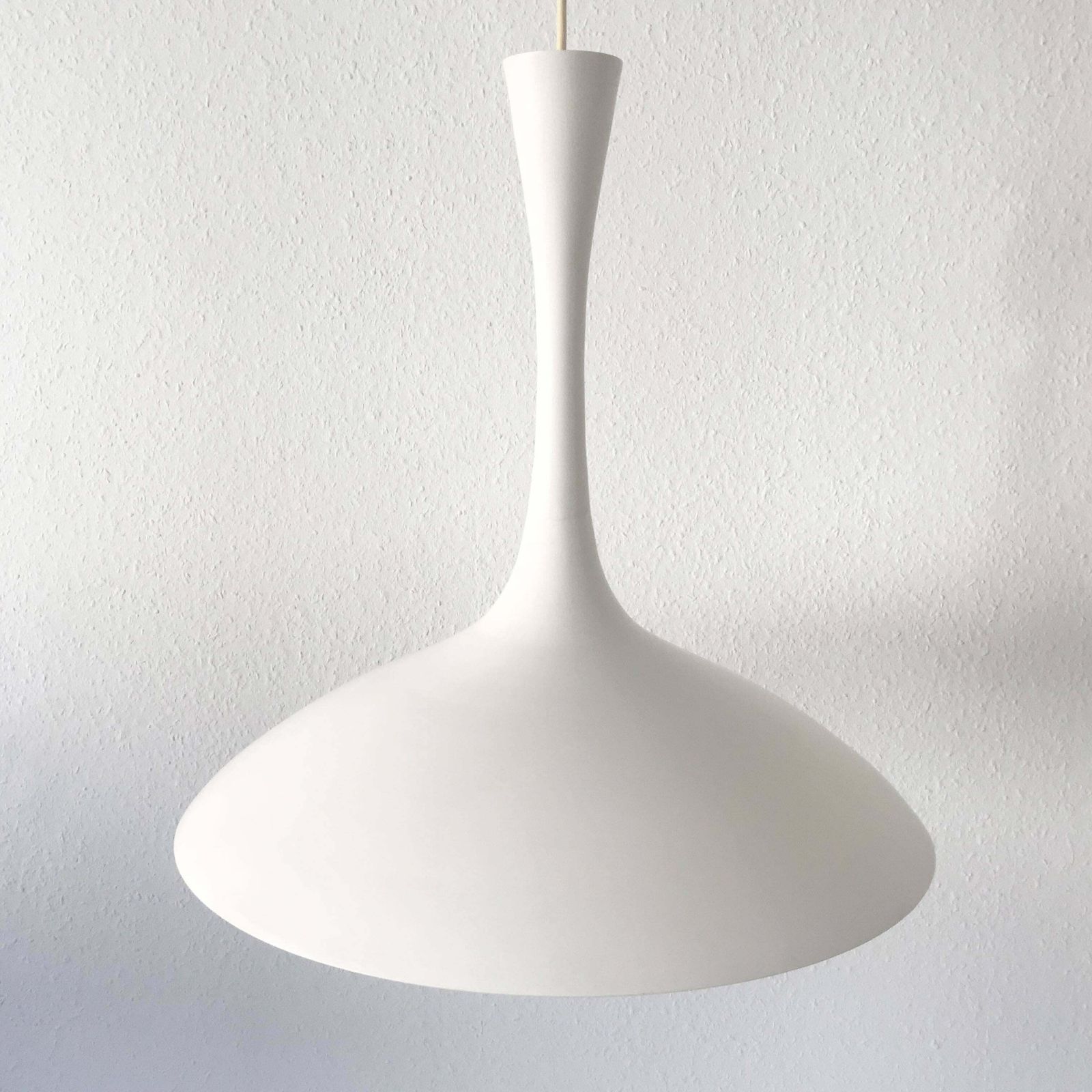 Elegant Mid Century Modern Pendant Lamp Or Hanging Light By Florian Schulz 1960s photo vinterior