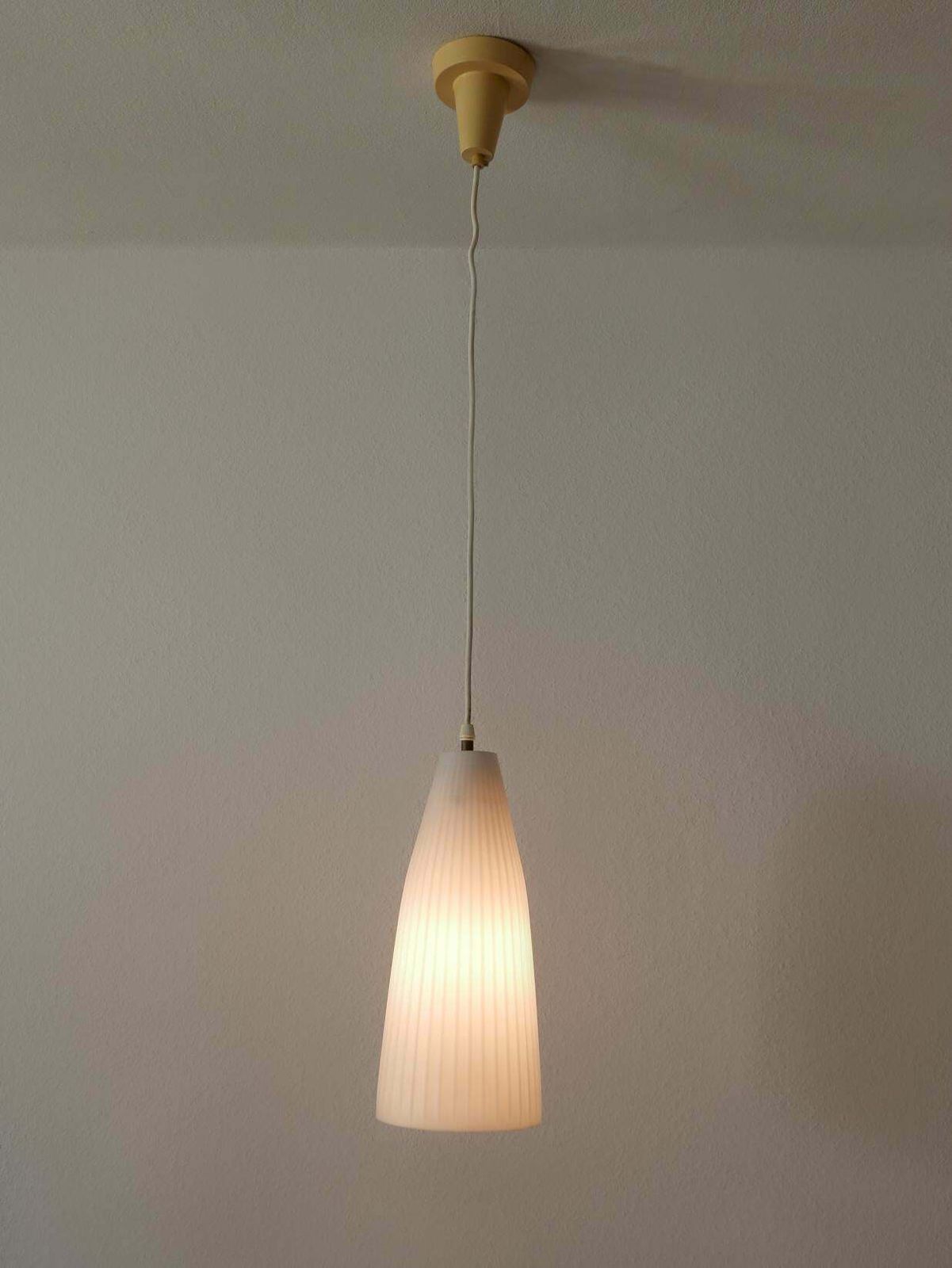 Mid Century Modern Pendant Lamp By Aloys F. Gangkofner For Peill&Putzler, 1950s photo for sale