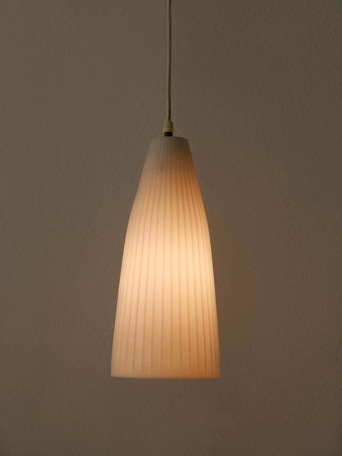 photo for sale Mid Century Modern Pendant Lamp By Aloys F. Gangkofner For Peill&Putzler, 1950s