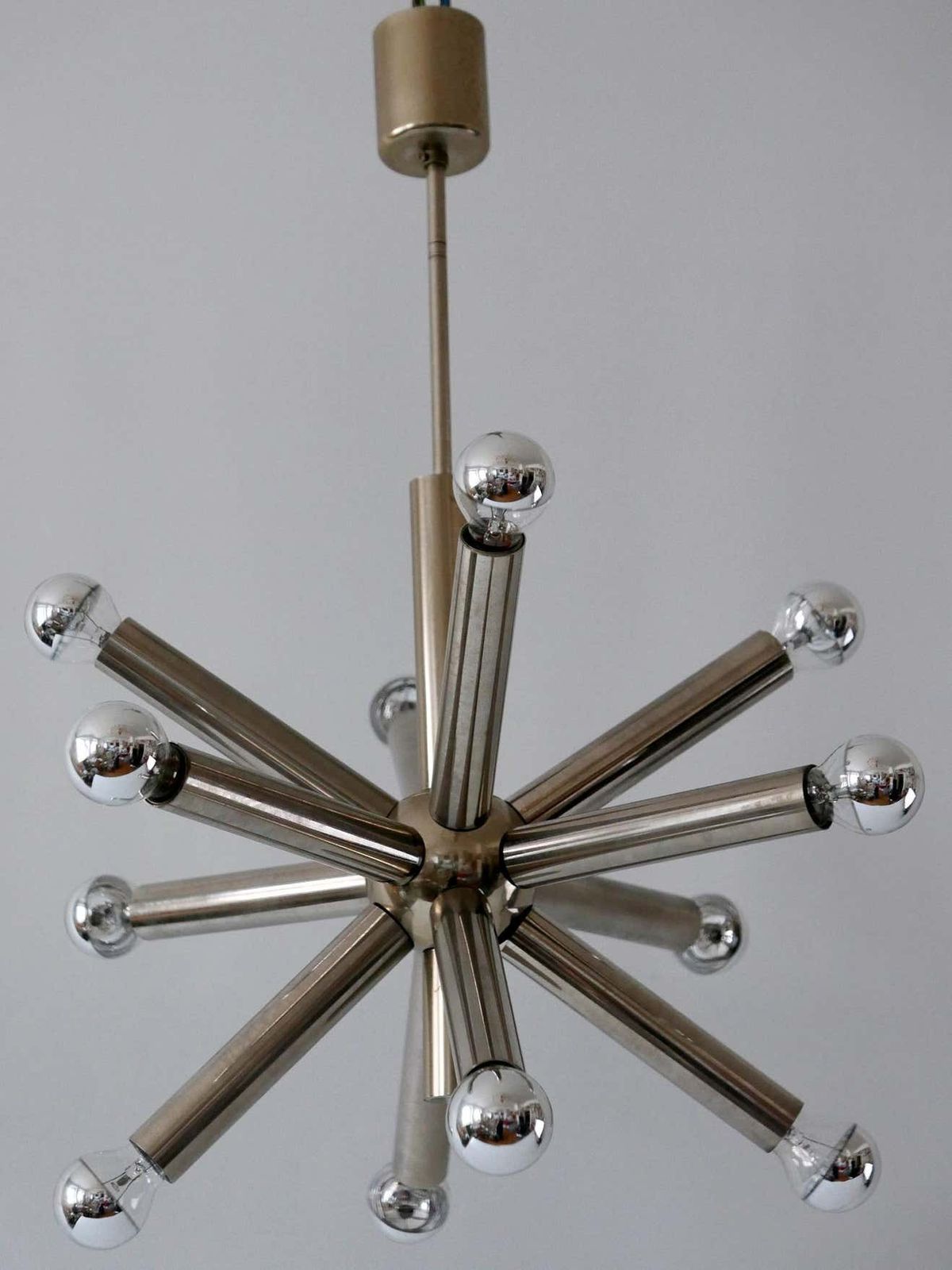 12 Armed Mid Century Modern Sputnik Chandelier Or Pendant Lamp, 1960s, Germany photo buy