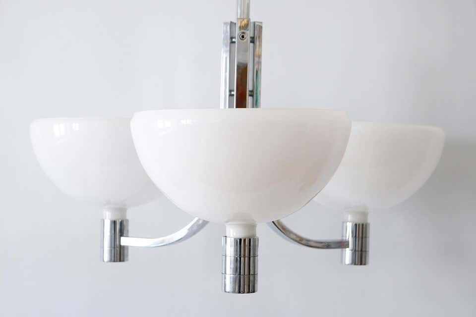 Monumental Triple Chandelier By Franco Albini & Franca Helg For Sirrah, 1969 photo buy