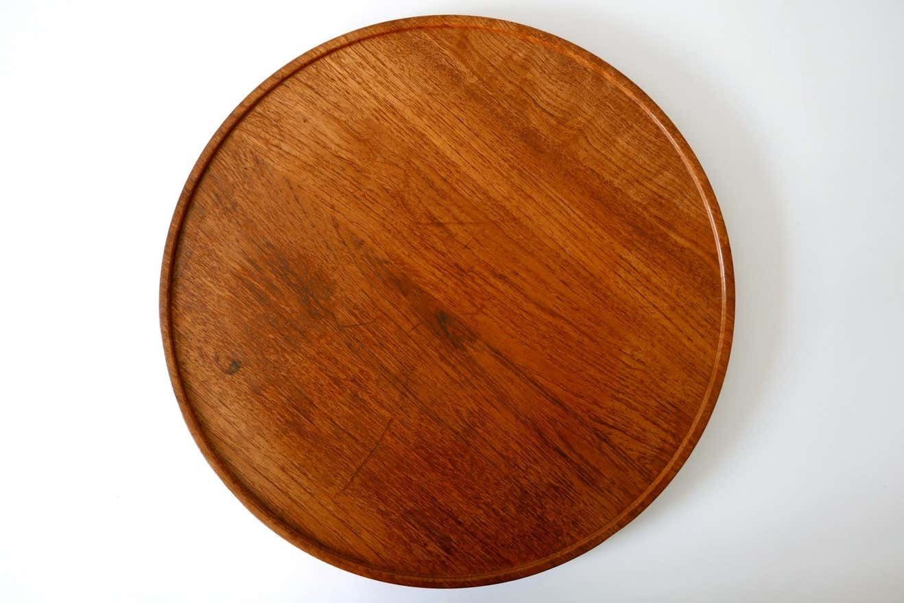 Folding Tray Coffee Table At35 By Hans Wegner ''Attr.'' For Andreas Tuck, 1960s photo vintage