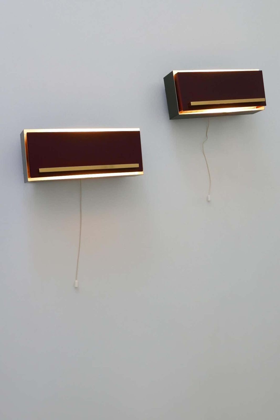 Set Of Two Elegant Bedside Sconces Or Wall Lamps By Paul Neuhaus Germany 1950s photo for sale