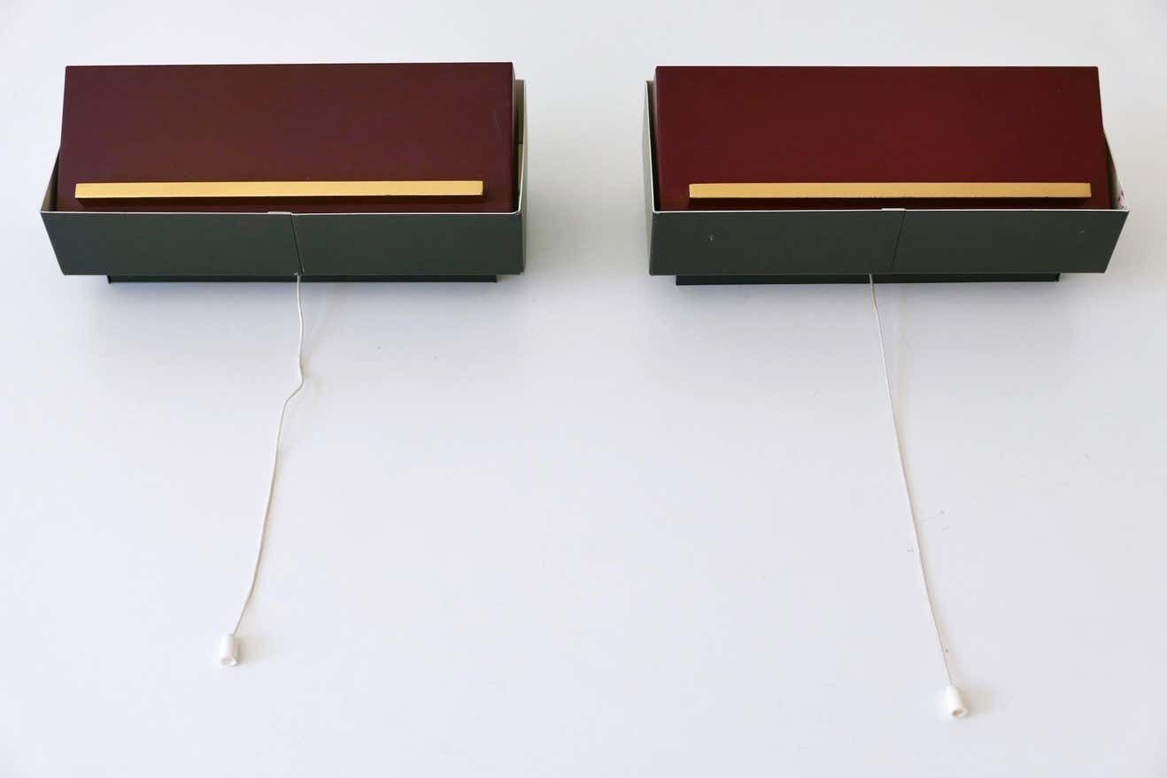 Set Of Two Elegant Bedside Sconces Or Wall Lamps By Paul Neuhaus Germany 1950s photo buy