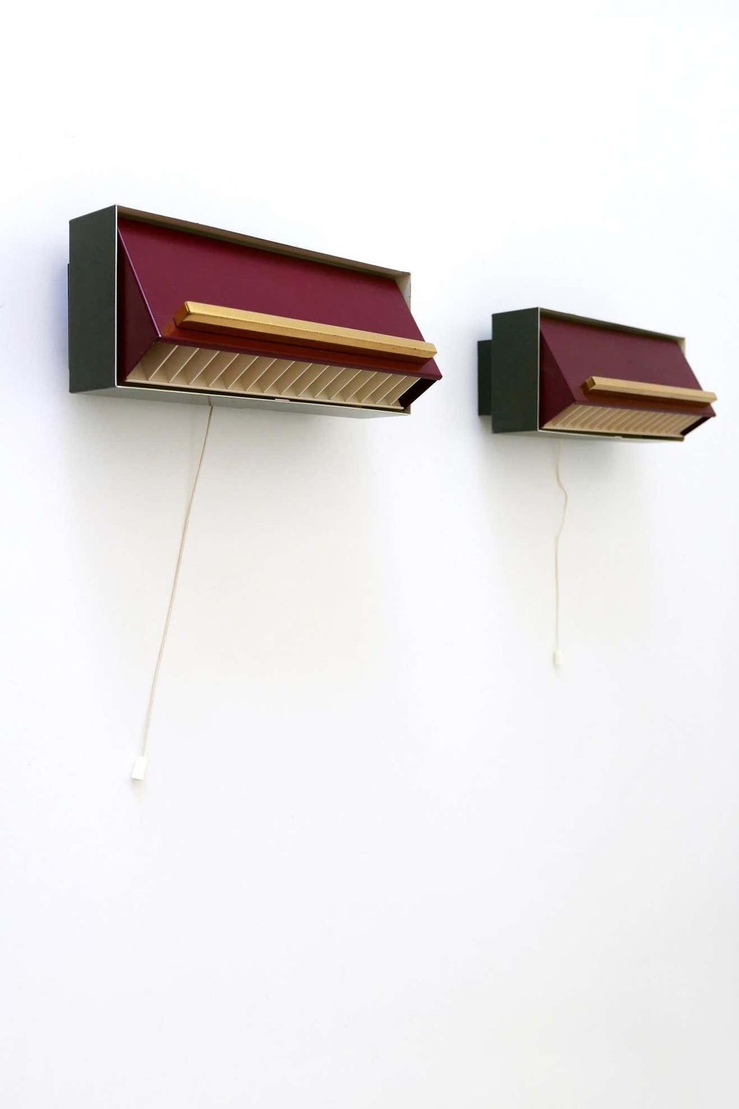 photo for sale Set Of Two Elegant Bedside Sconces Or Wall Lamps By Paul Neuhaus Germany 1950s