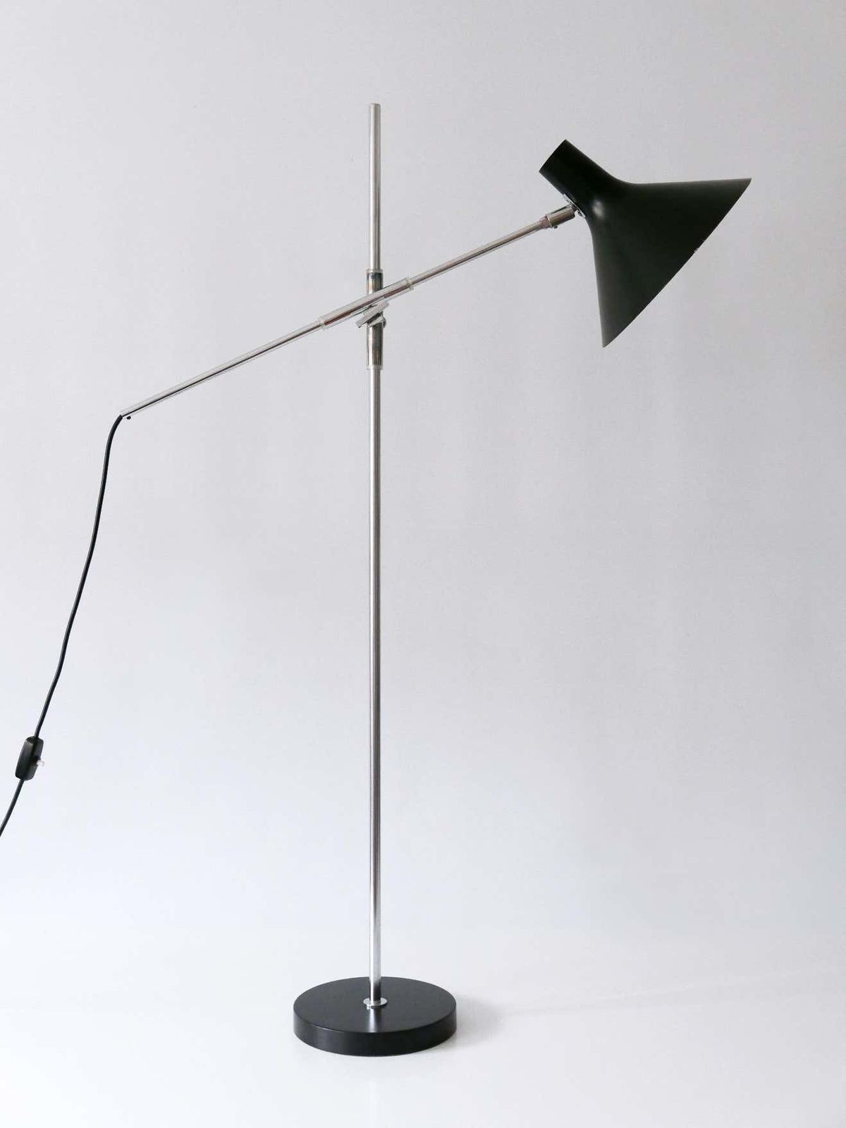 Adjustable Floor Lamp / Reading Light 8180 By Karl Heinz Kinsky For Cosack 1960s photo for sale